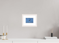 6 x 4″, Solid Wood Frame with Passe-partout Soaring Free