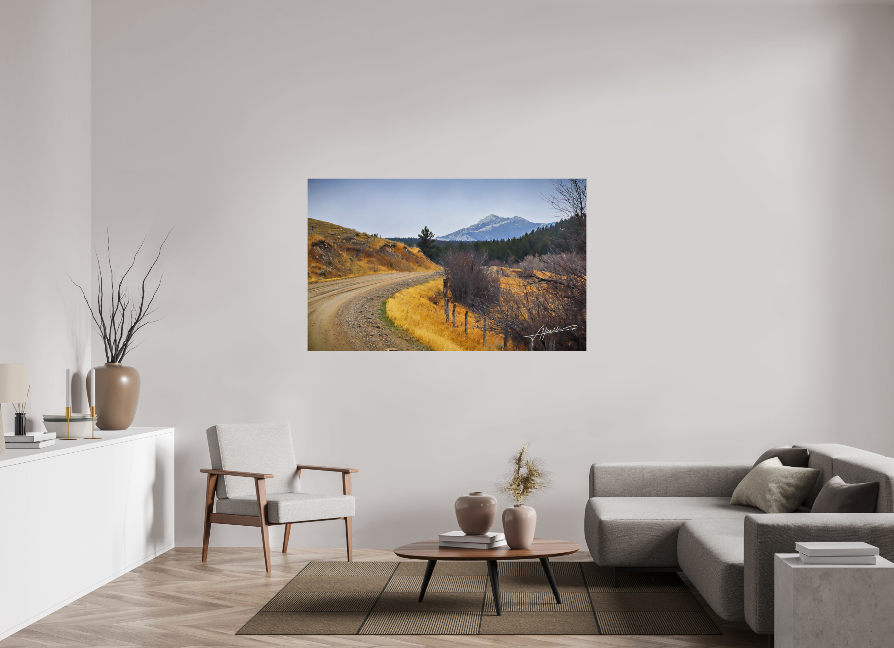 64.7 x 40″, Fine Art Print The Road to Adventure