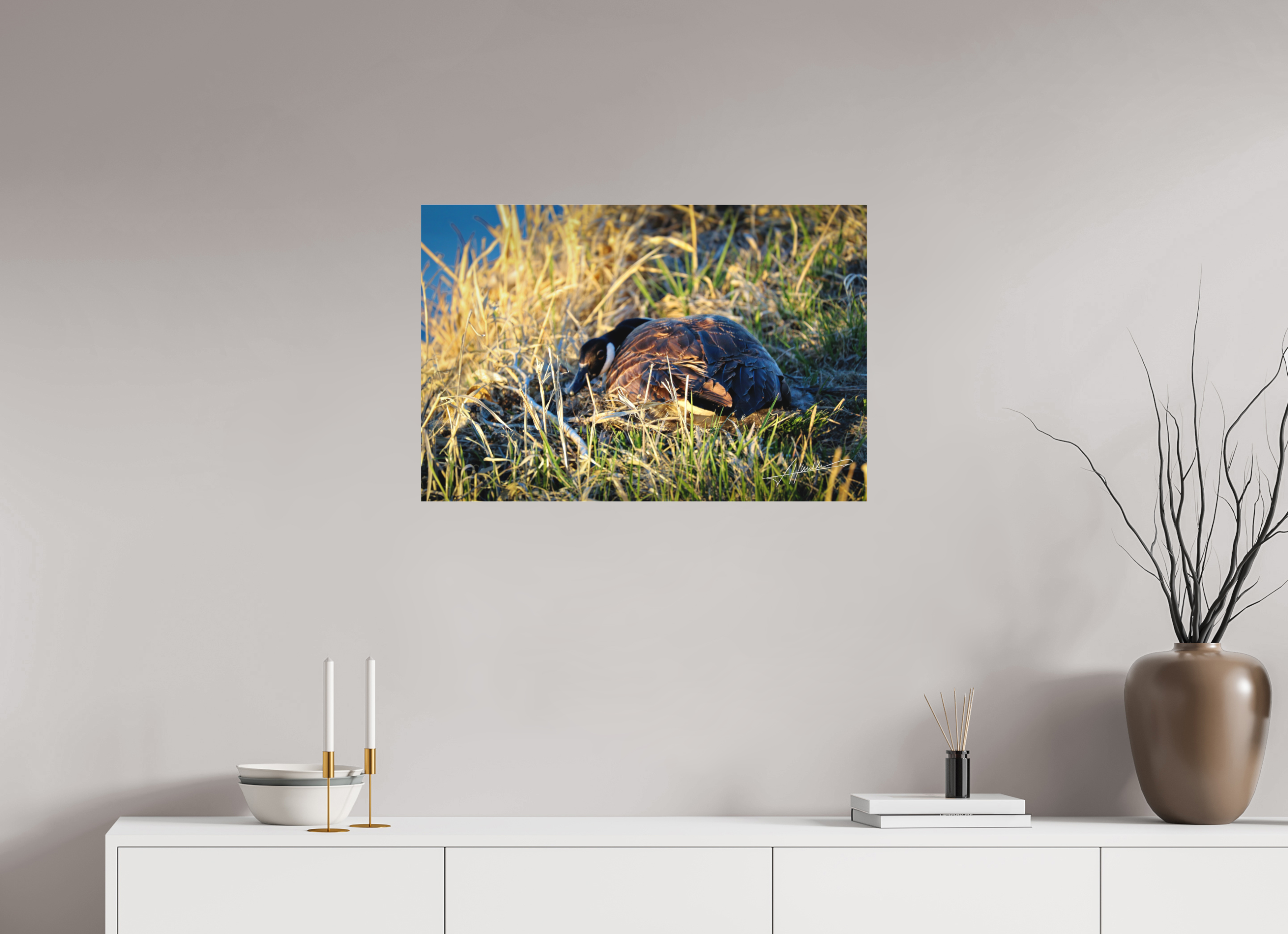 30 x 20″, Fine Pigment Under Acrylic New Nester