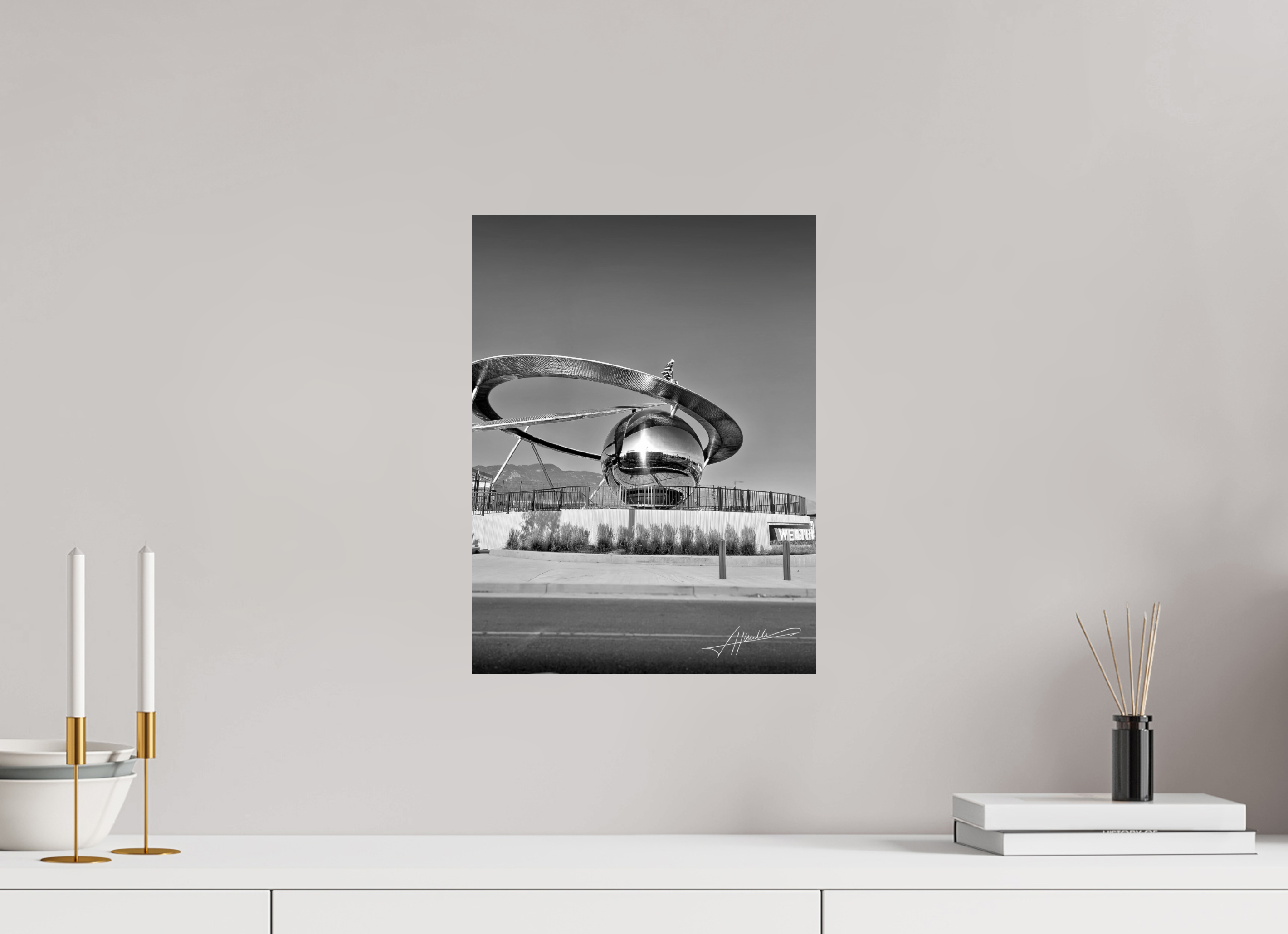 12 x 16″, Photo Print On Ilford Baryta Paper Epicenter Sculpture