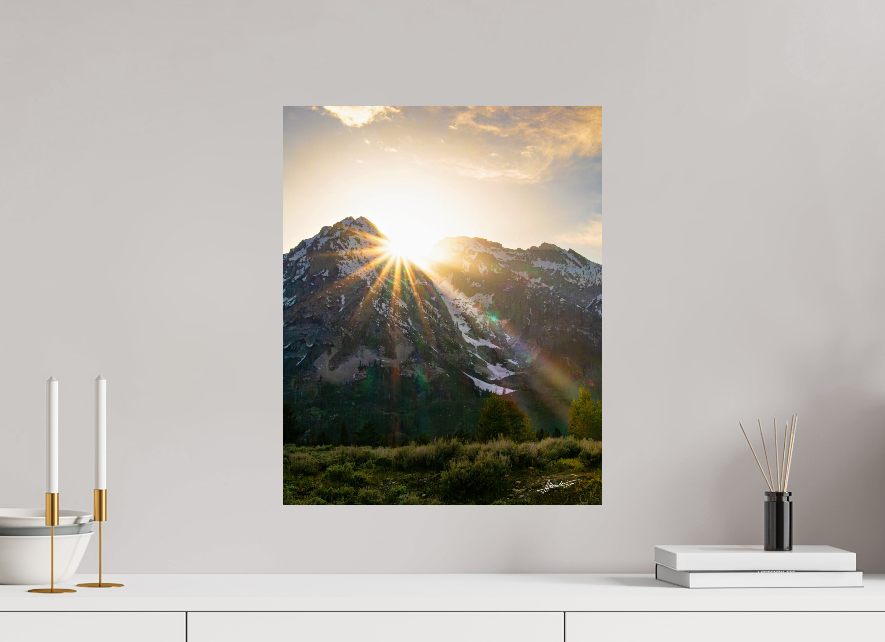 16 x 20″, ChromaLuxe HD Metal The Last Ray