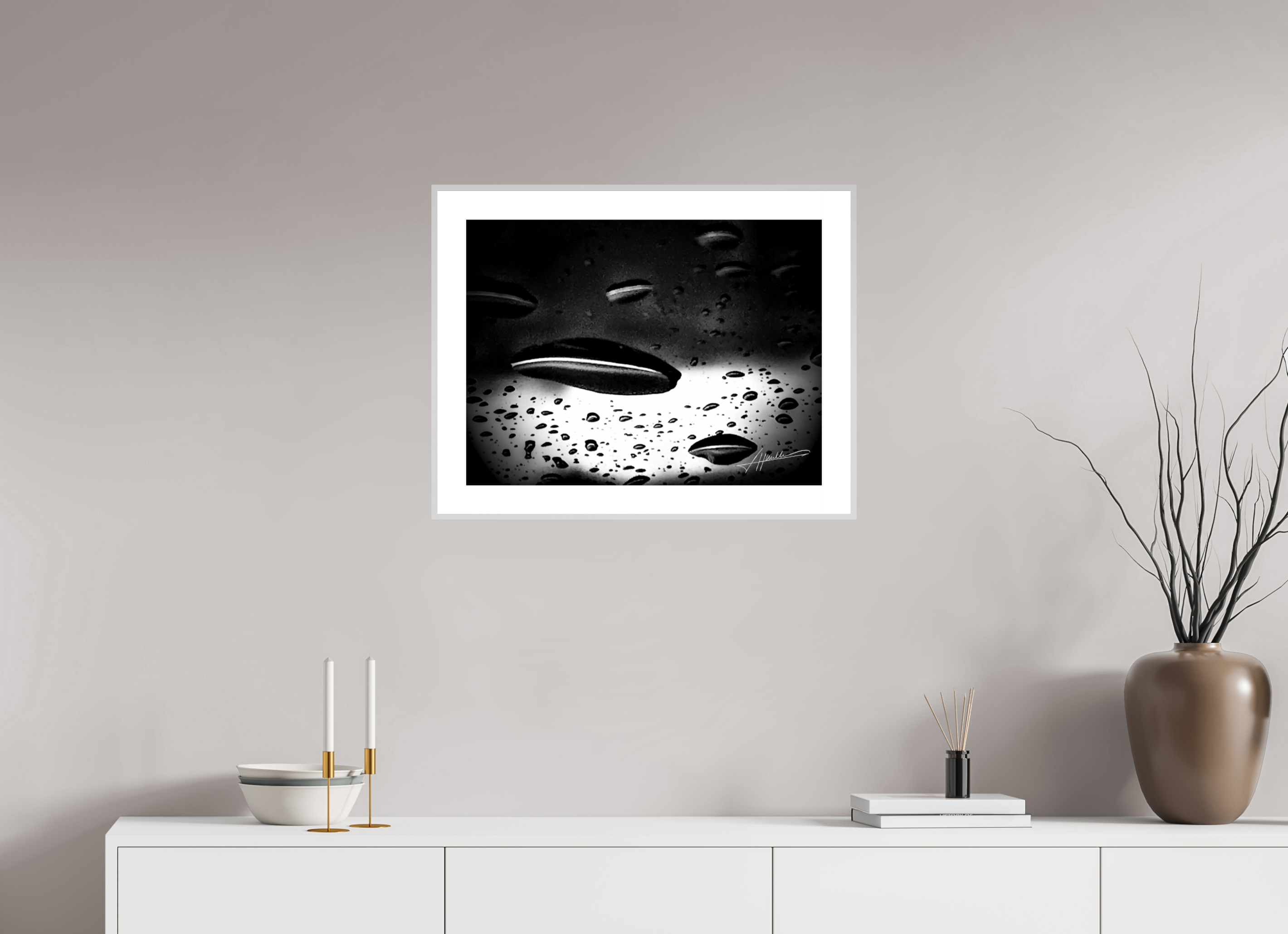 24 x 18″, Changeable Magnetic Frame Collection of Water