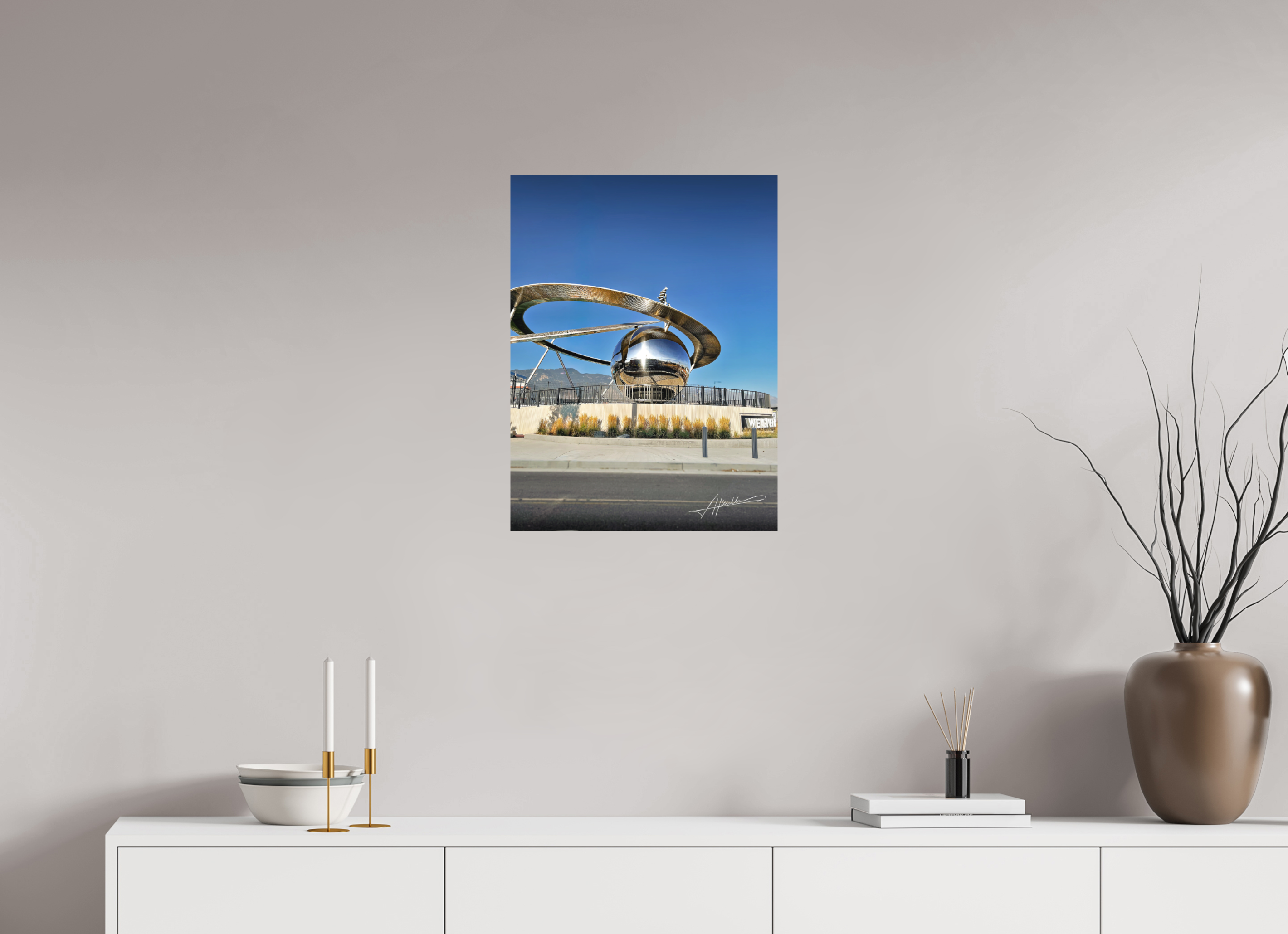 18 x 24″, Metal Dibond Epicenter Sculpture