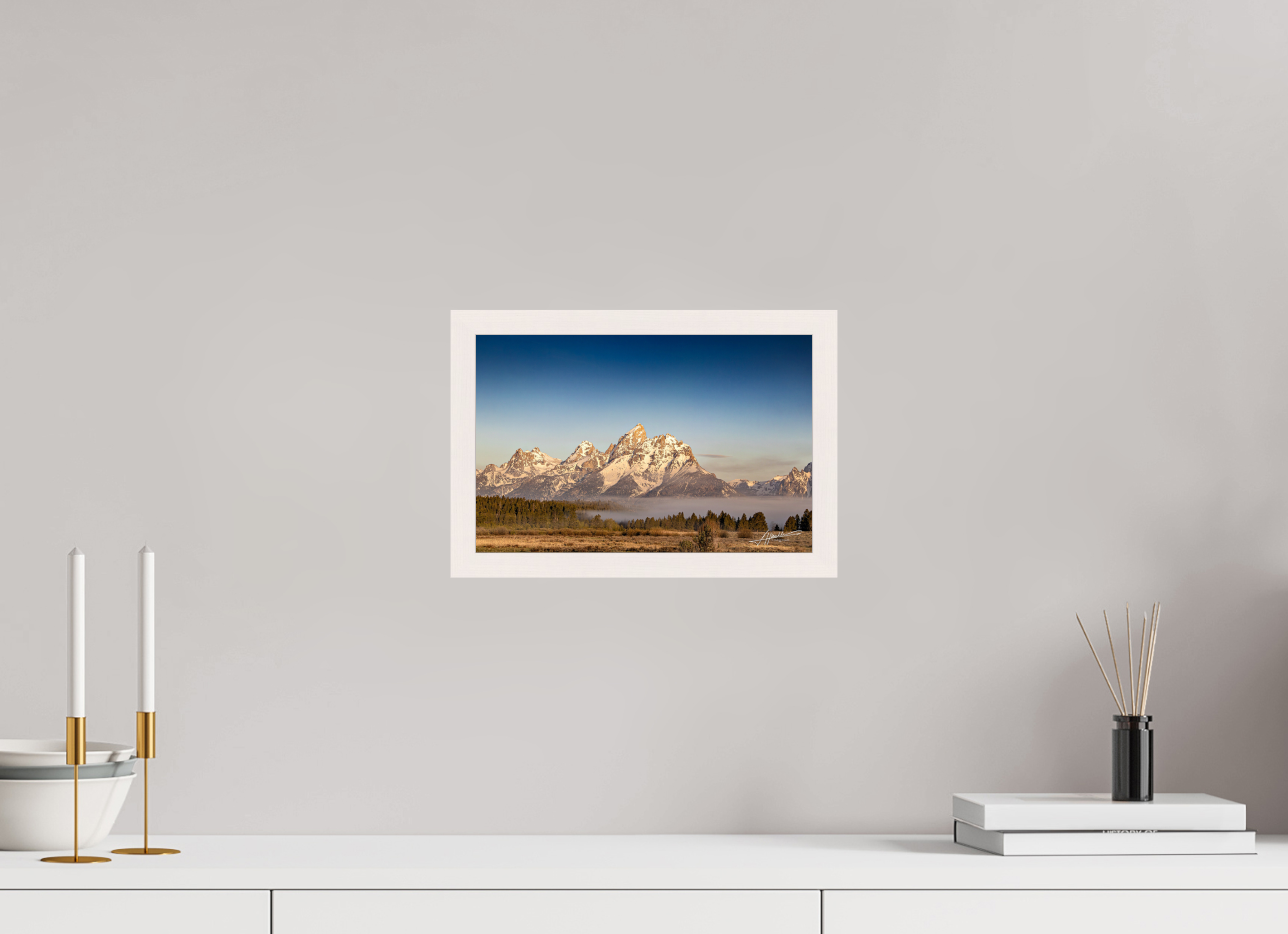 12 x 8″, Gallery Frame Above the Fog