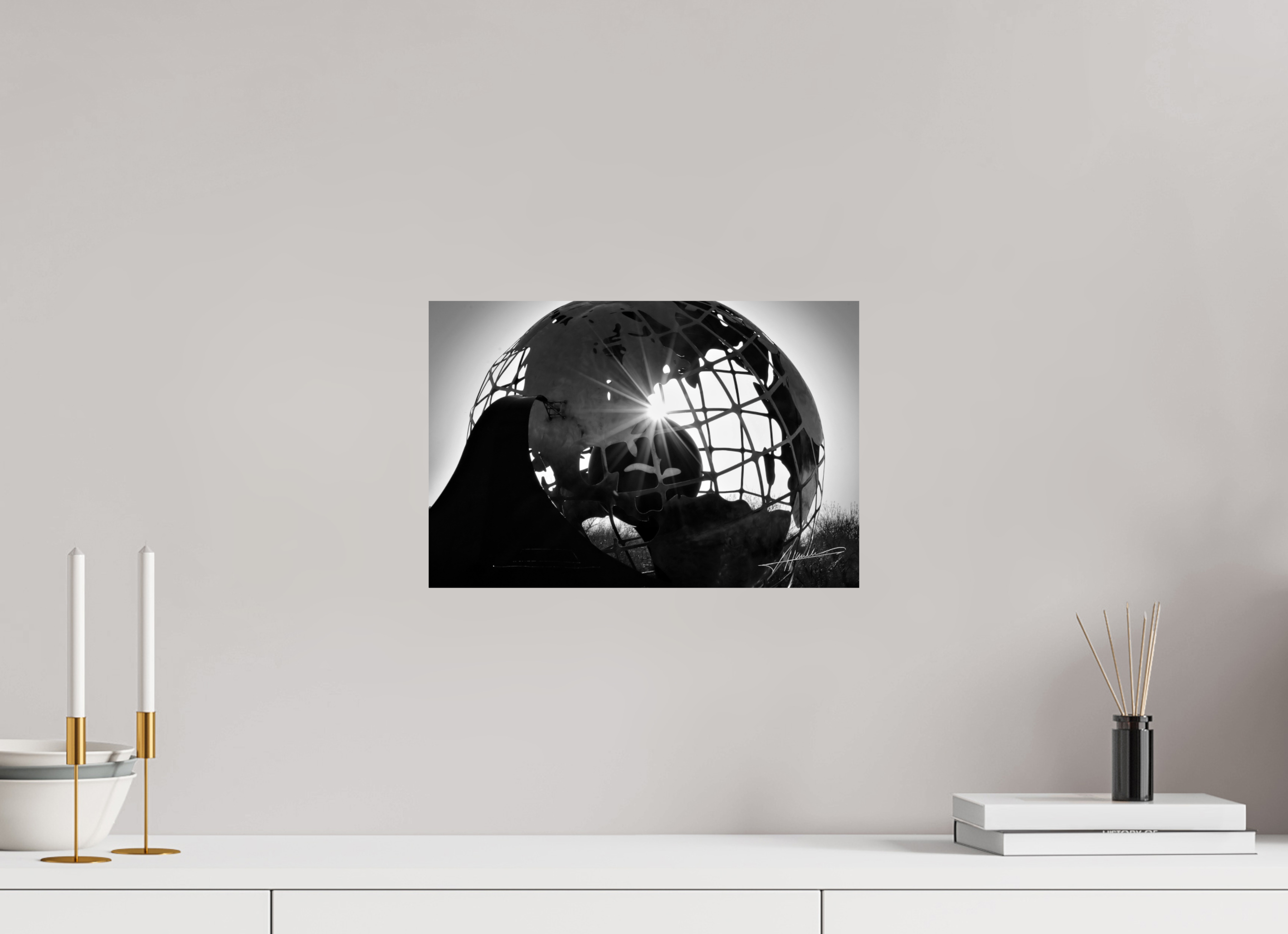 15 x 10″, Photo Print On Ilford Baryta Paper Oilfield Sculpture