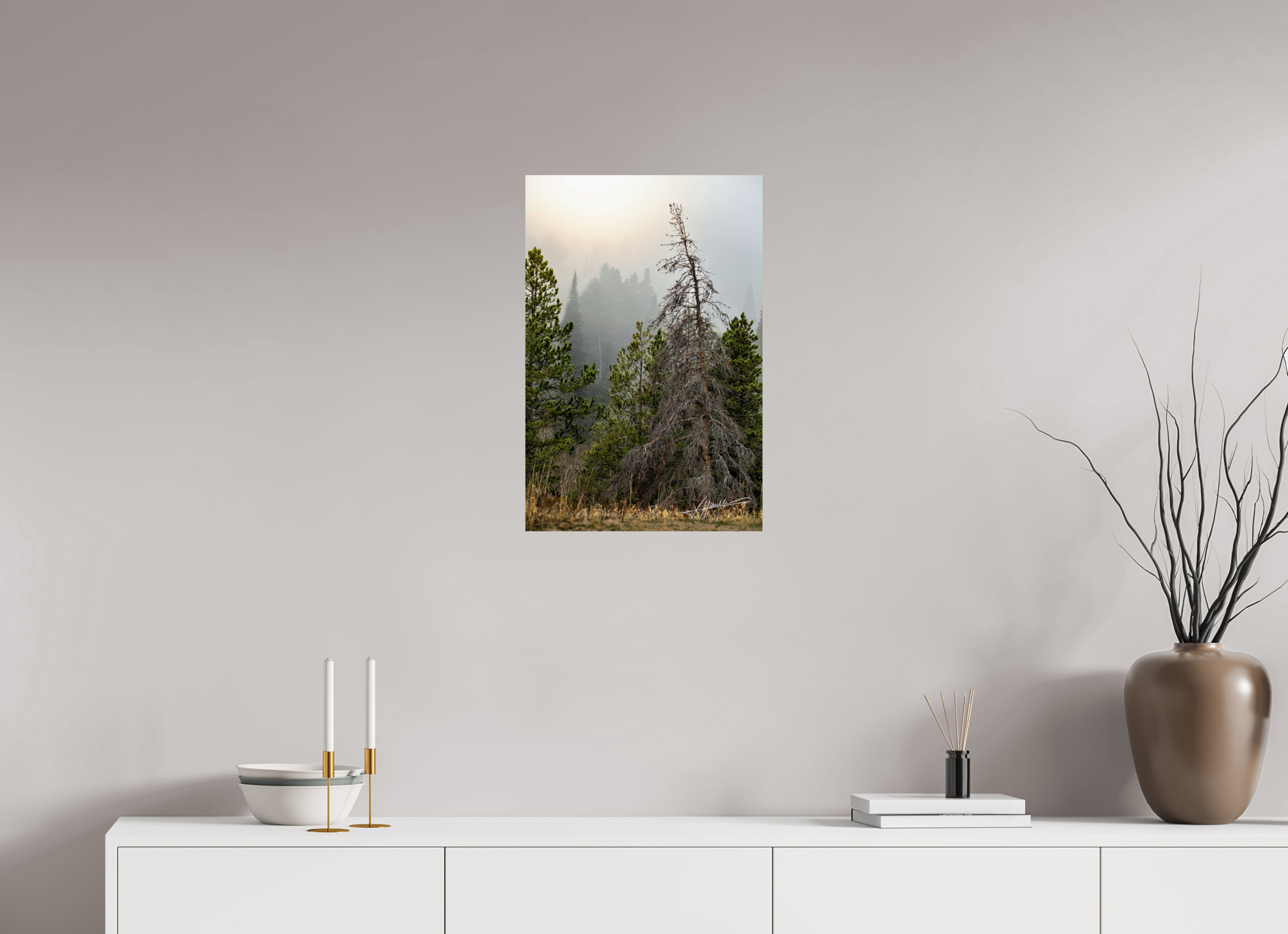16 x 24″, ChromaLuxe HD Metal The Lifting Fog
