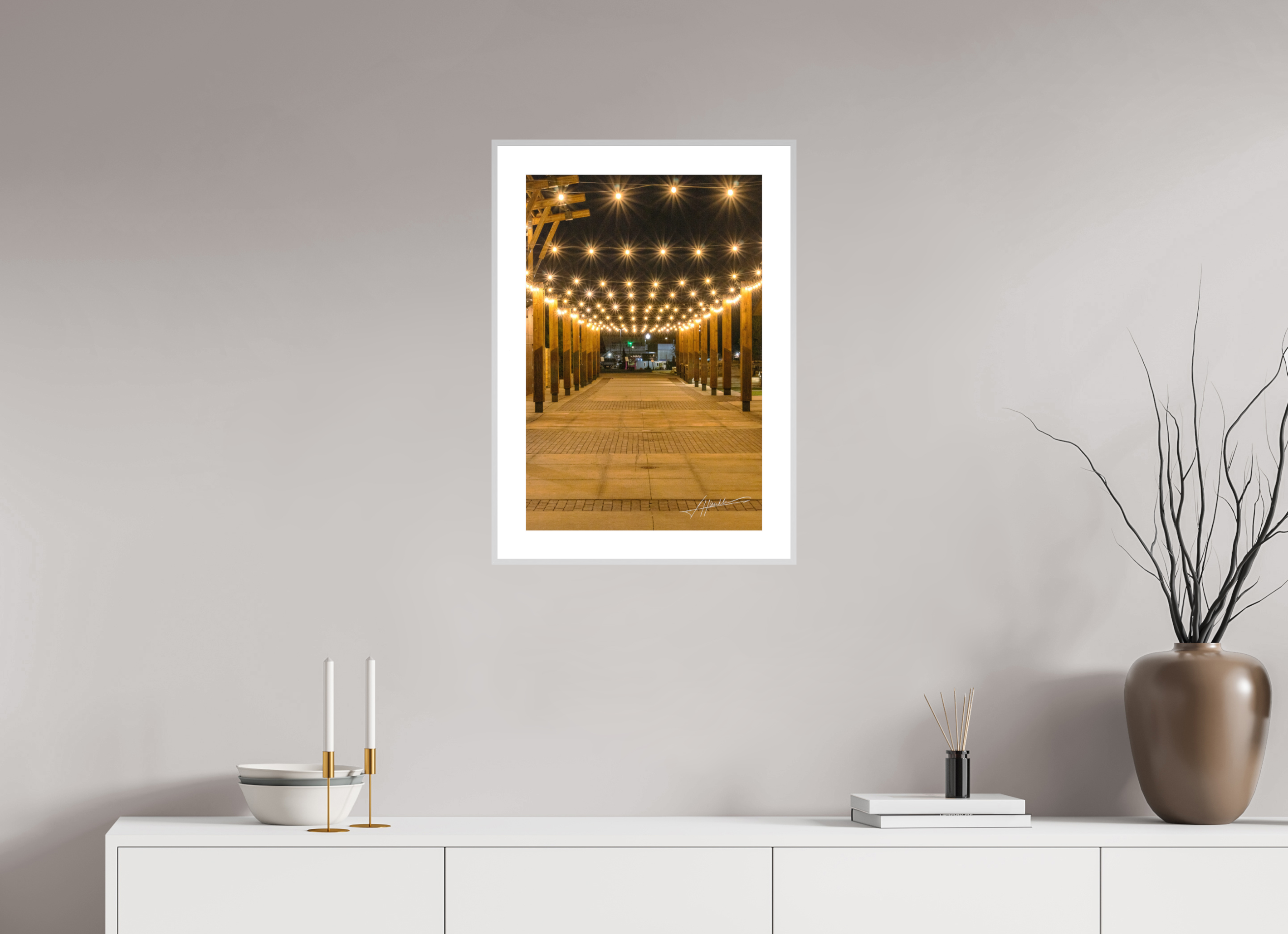 16 x 24″, Changeable Magnetic Frame Guiding Lights