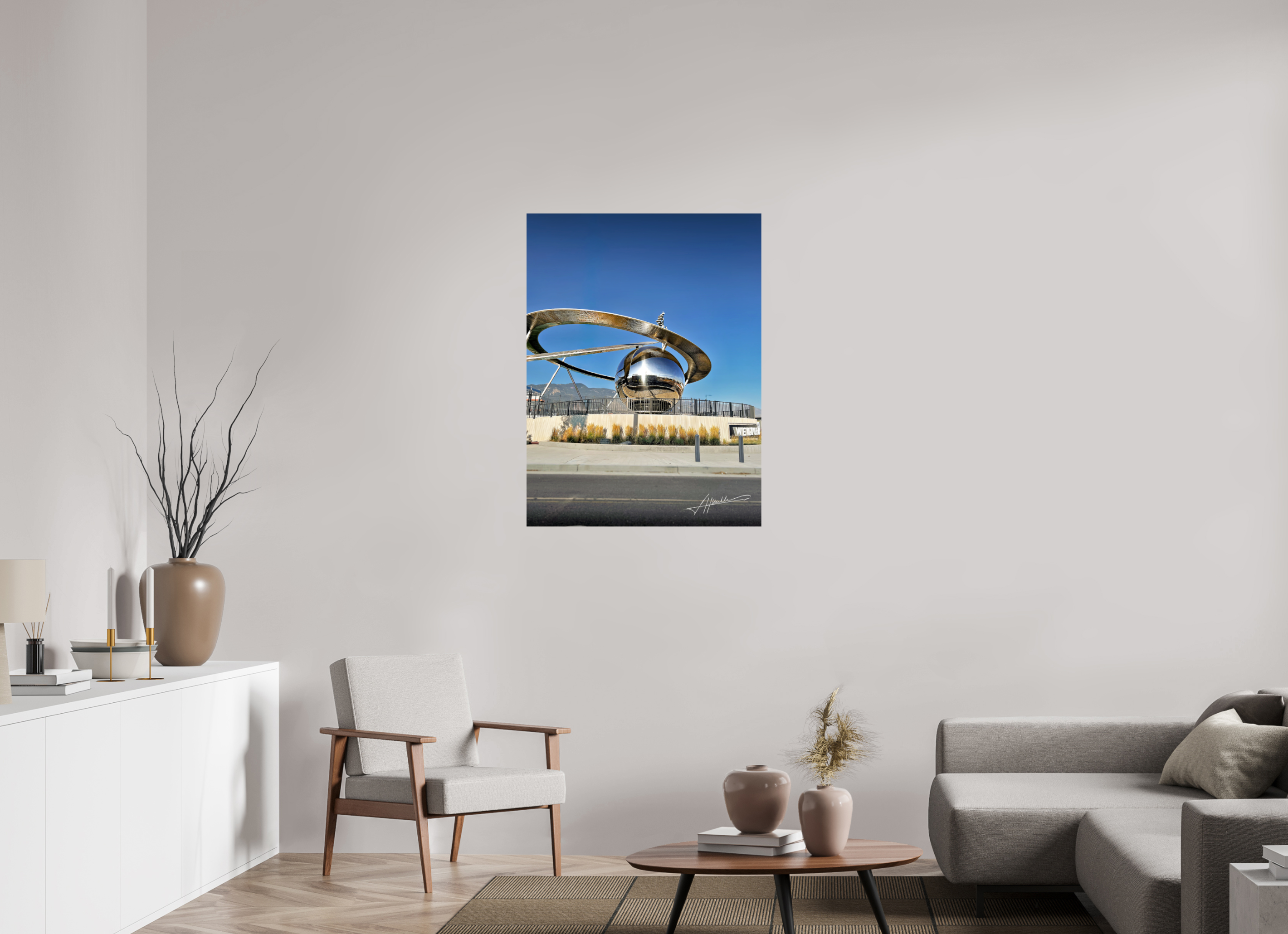 30 x 40″, Photo Print On Fujiflex High Gloss Epicenter Sculpture