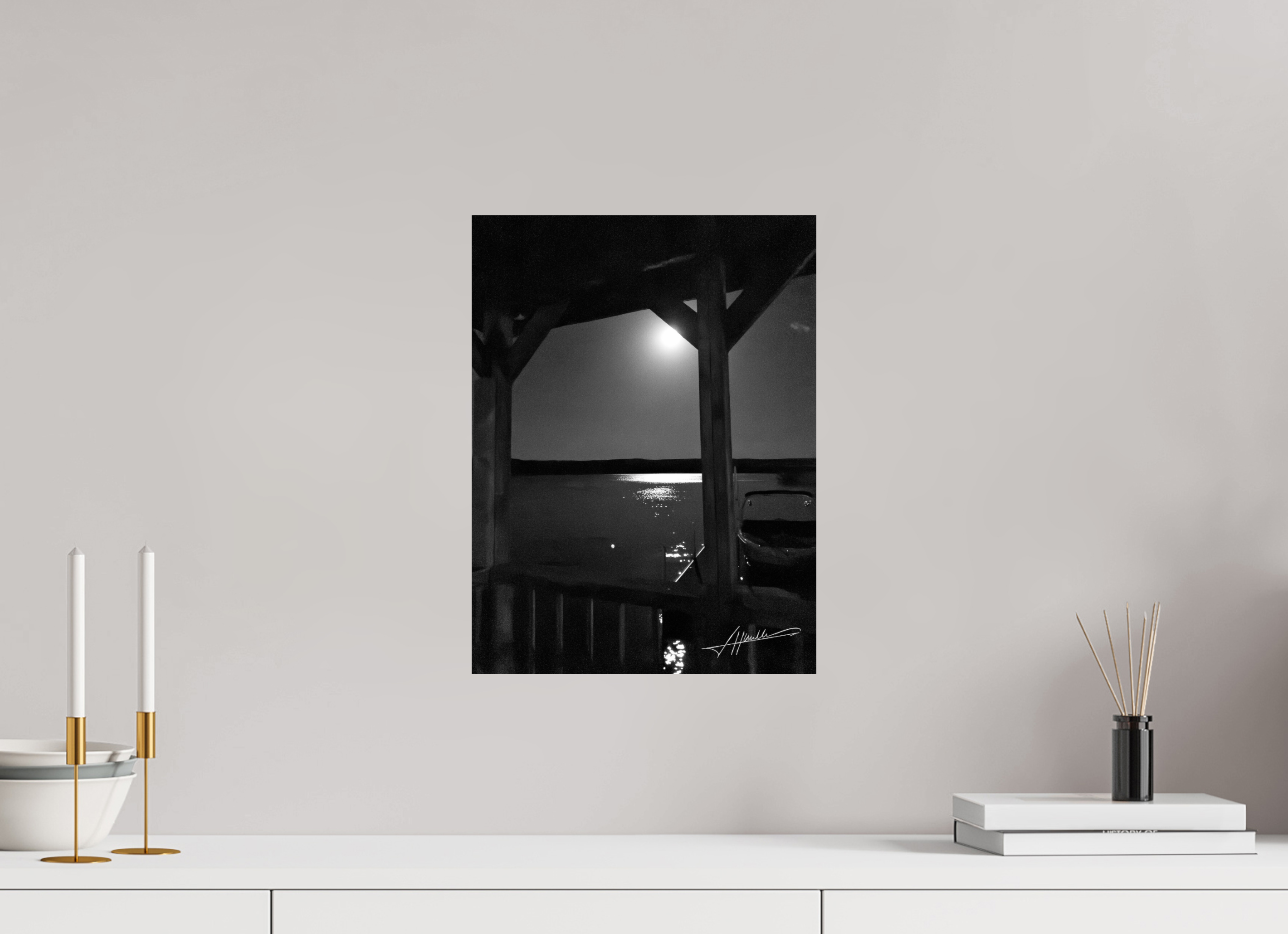 12 x 16″, Photo Print On Ilford Baryta Paper A Night on the Water