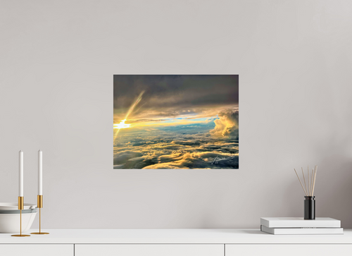 16 x 12″, Fine Art Print Above the clouds