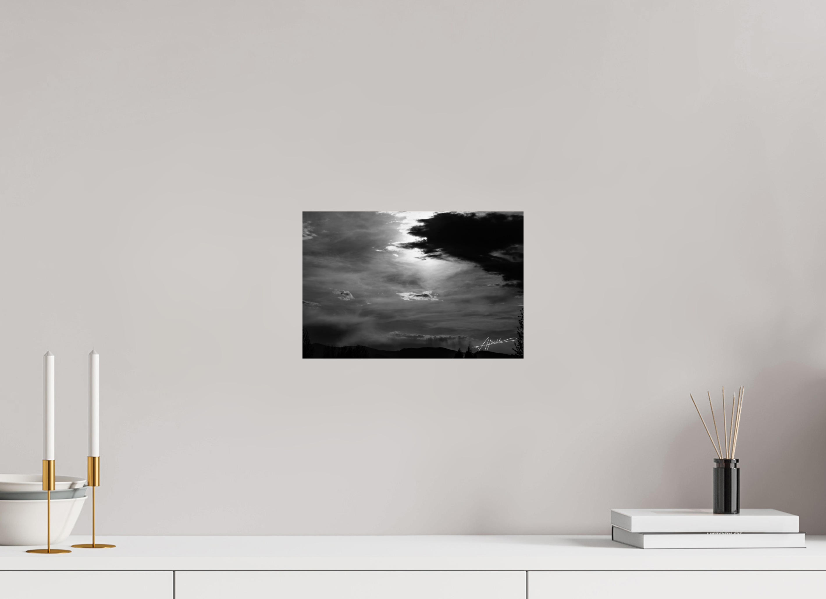 12 x 8″, Photo Print On Ilford Baryta Paper Silver Lining