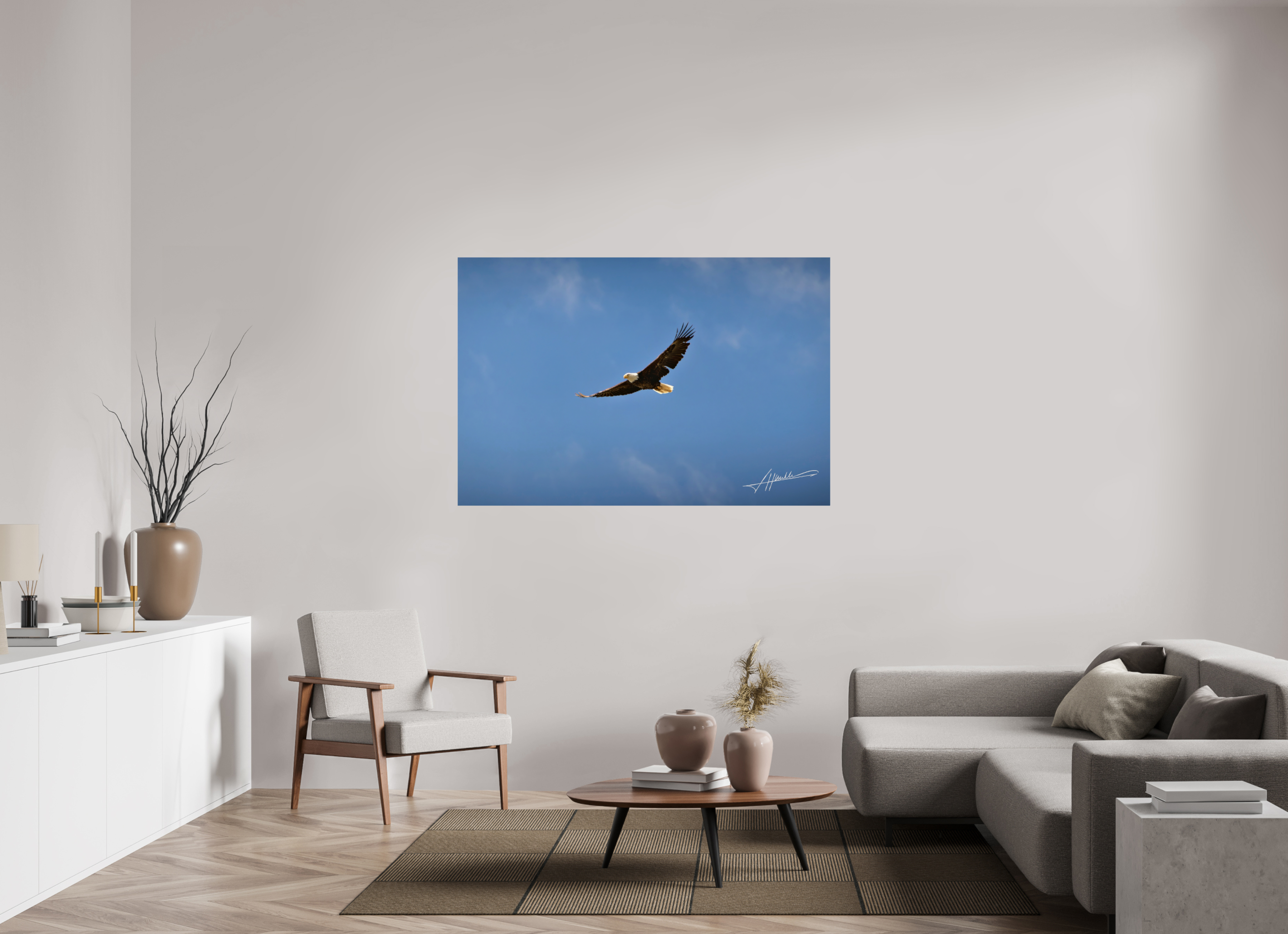 60 x 40″, Photo Print On Fujiflex High Gloss Soaring Free