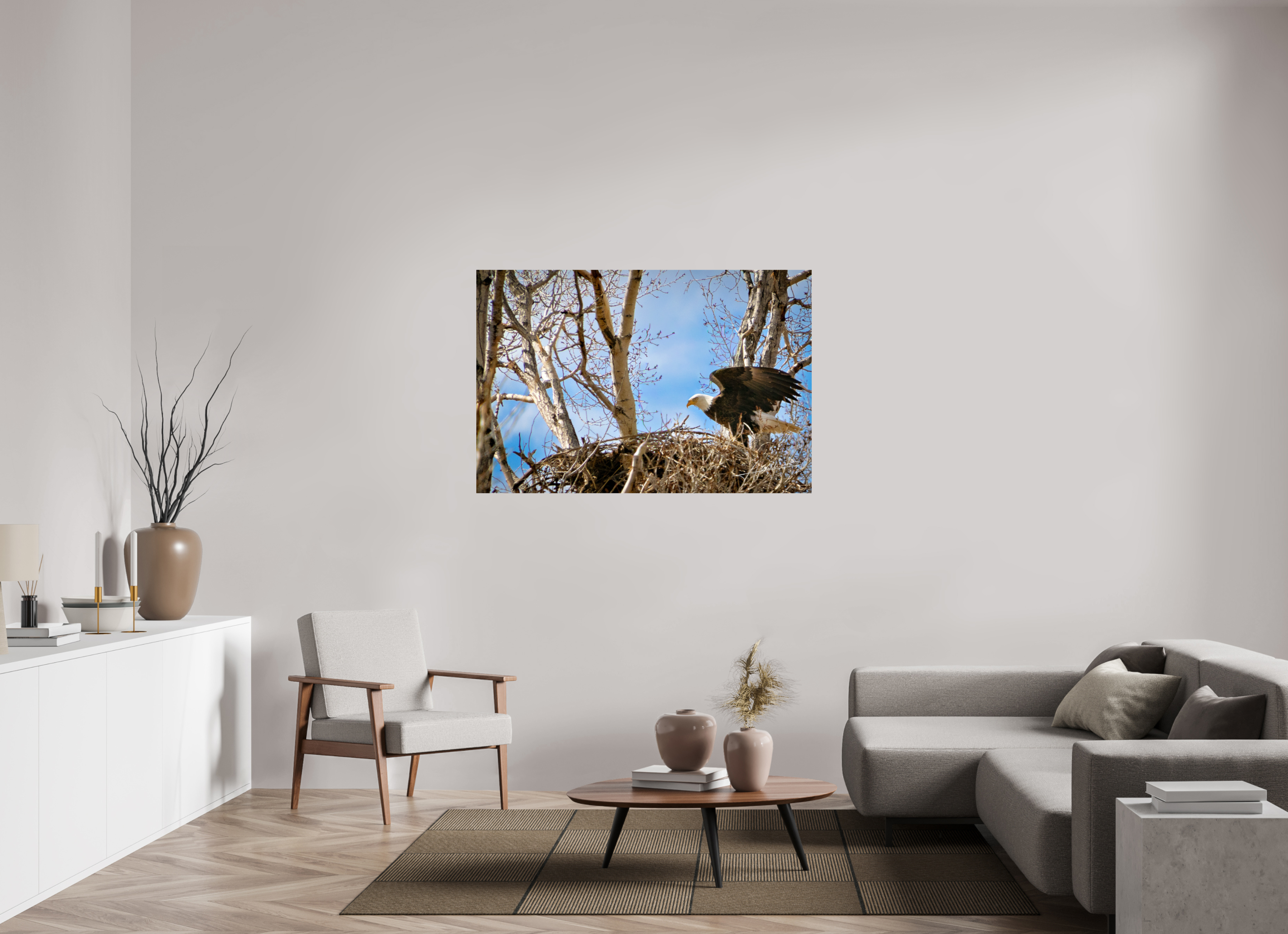 54 x 36″, Fine Art Print The Eagles Nest