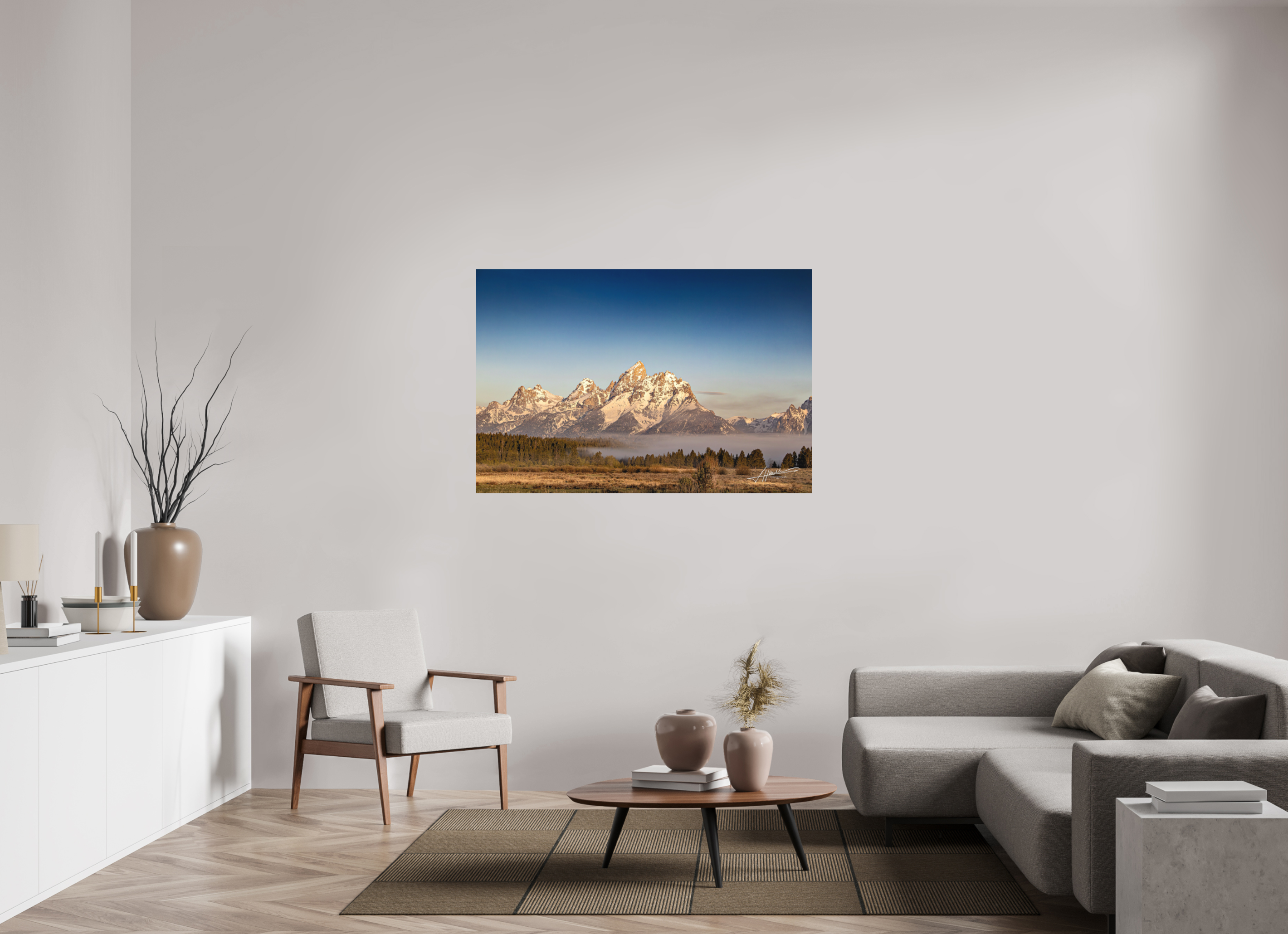 54 x 36″, Metal Dibond Above the Fog