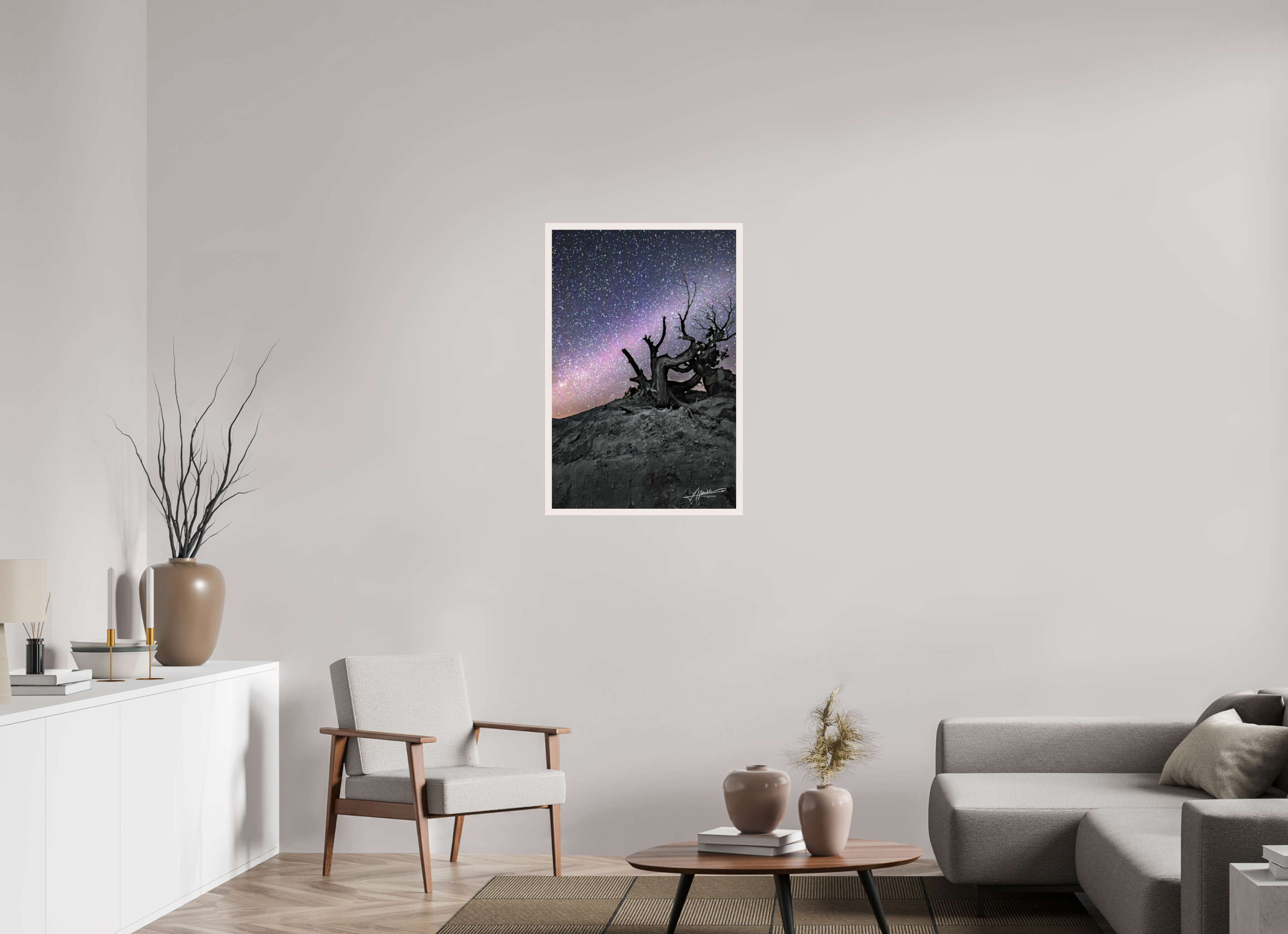 24 x 36″, Gallery Frame Reaching the Milky Way