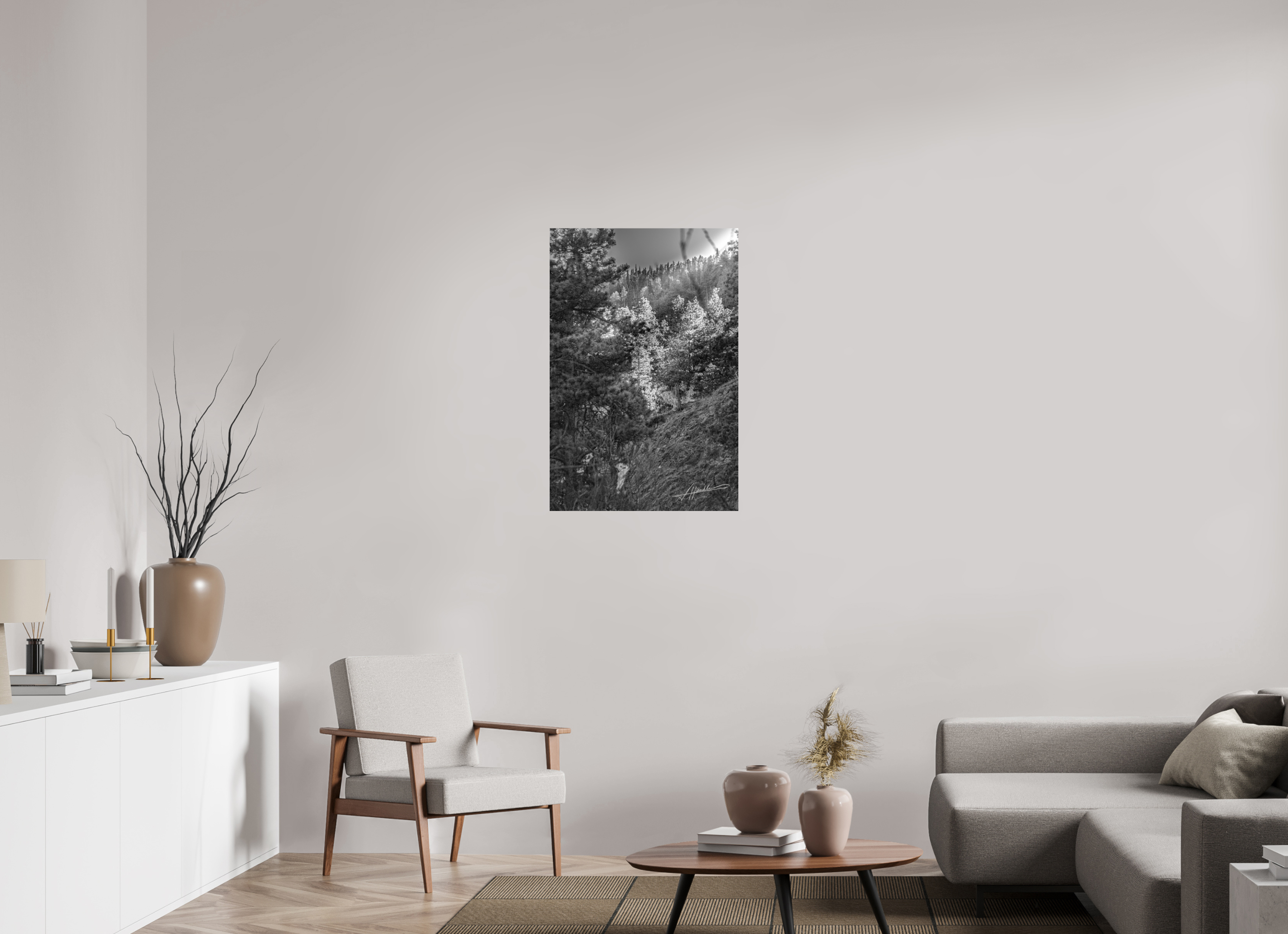 24 x 36″, Fine Art Dibond Sun in the Mountains