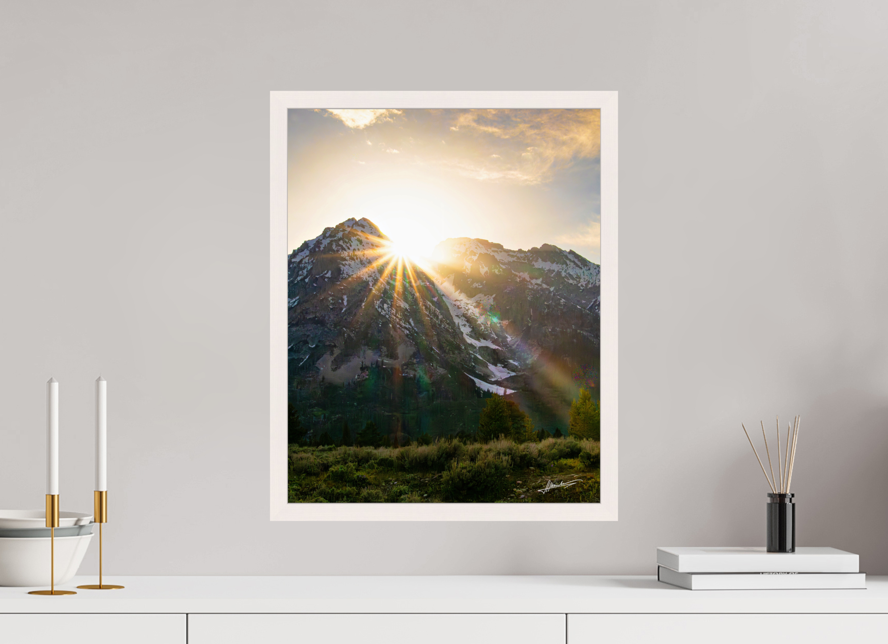 16 x 20″, Gallery Frame The Last Ray