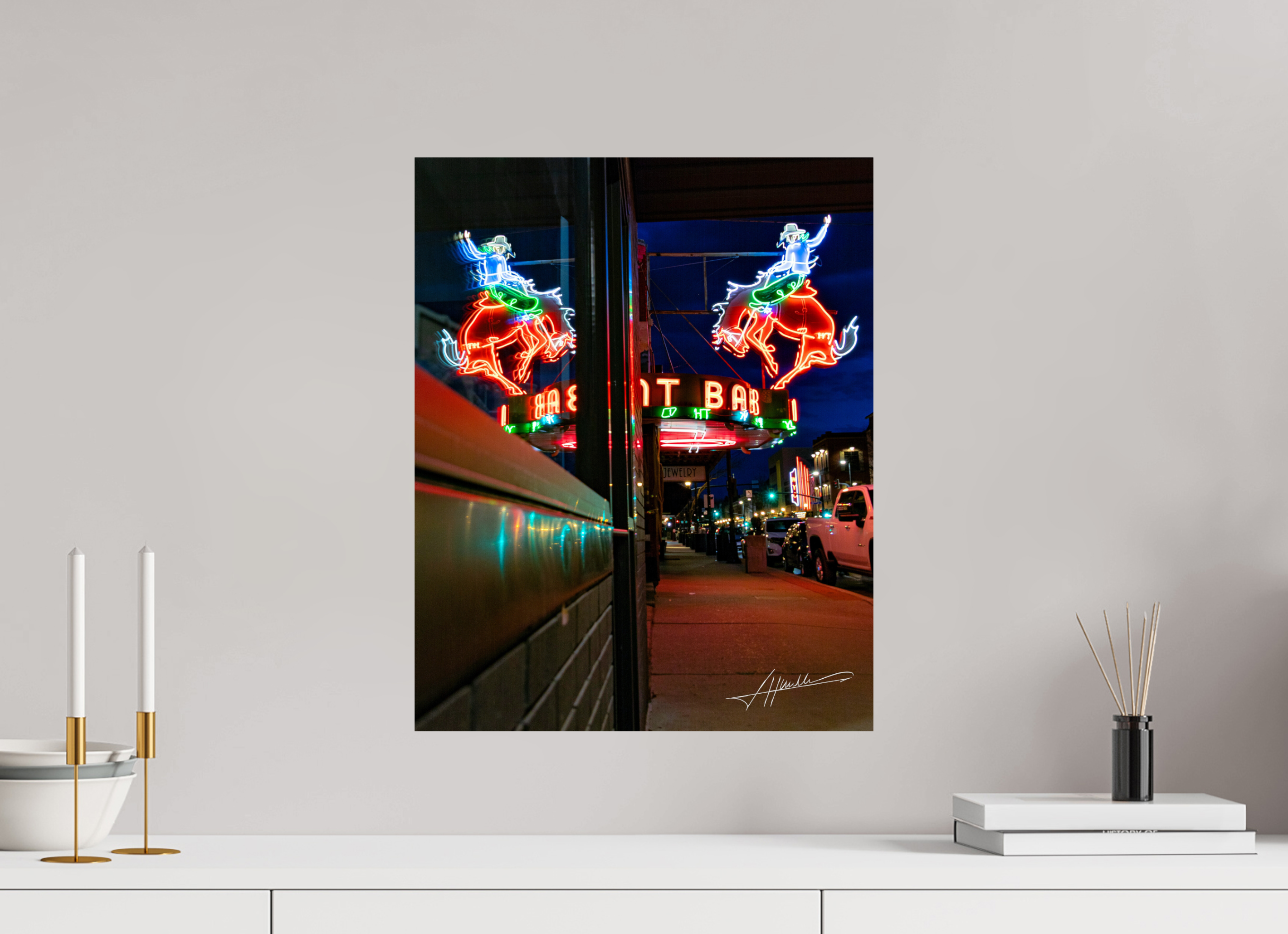 16 x 20″, Metallic Photo Print On Fuji Crystal Pearl Mint Bar Sherridan