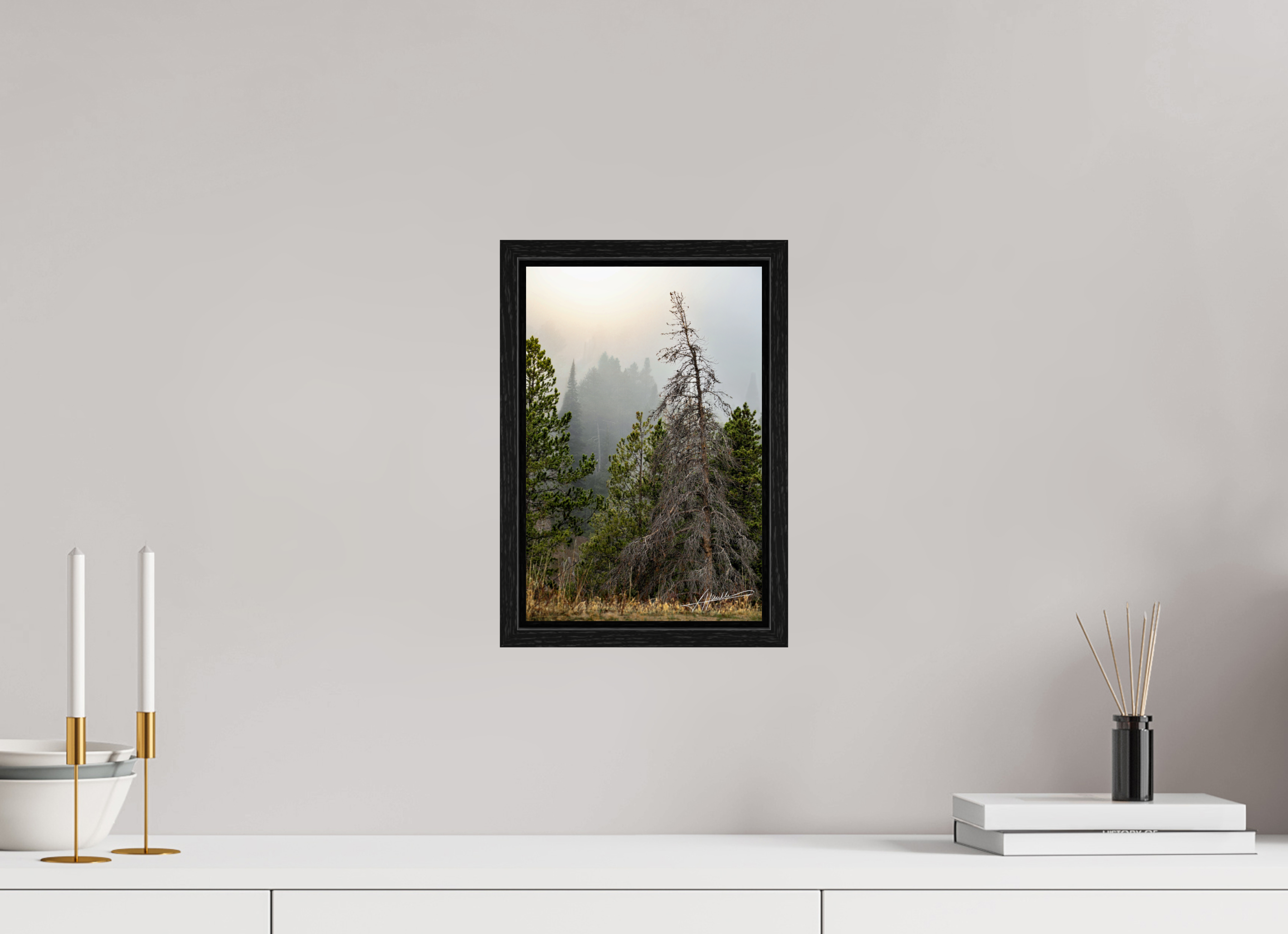8 x 12″, Floater Frame The Lifting Fog