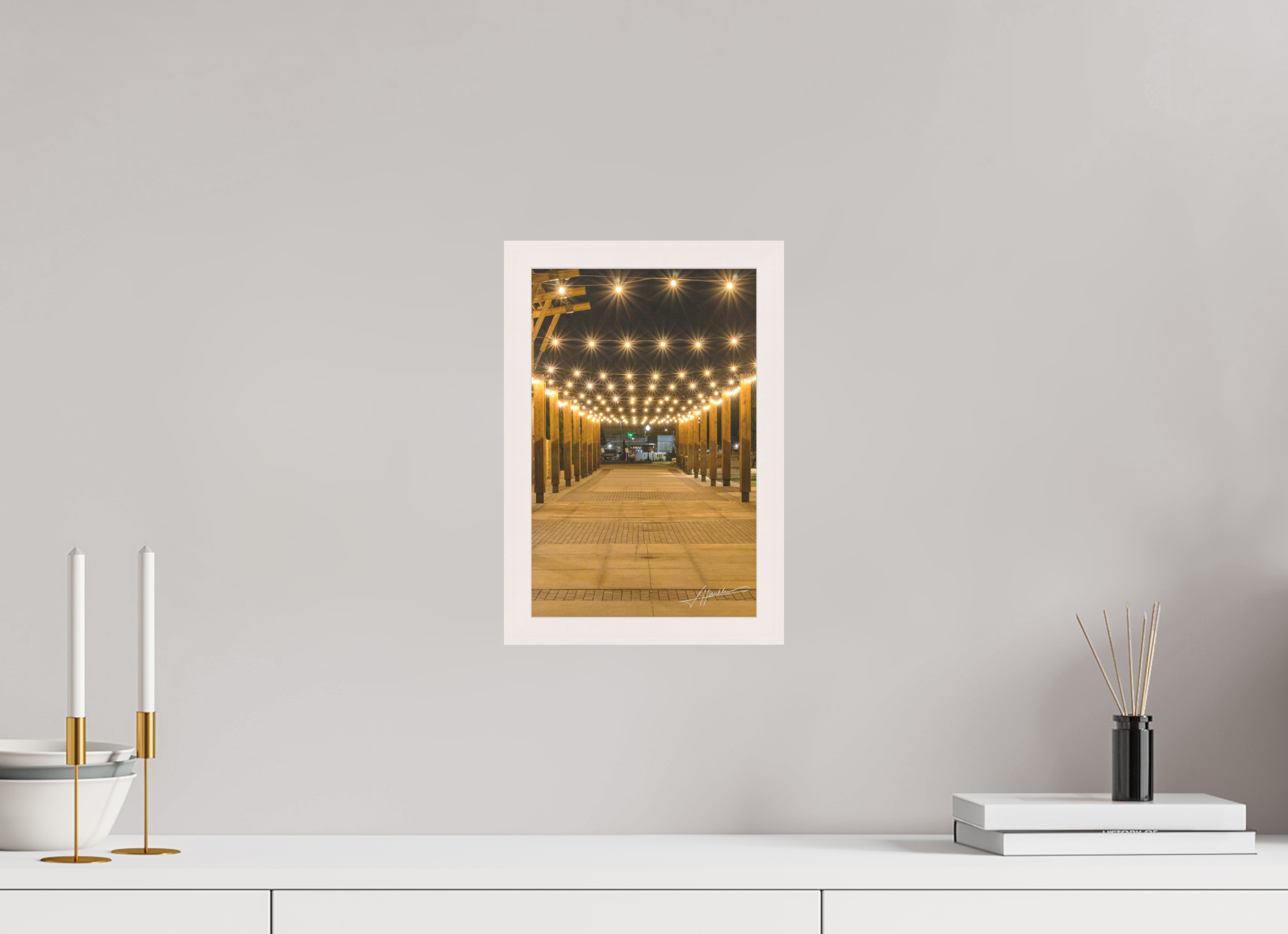 8 x 12″, Shadow Box Frame Guiding Lights
