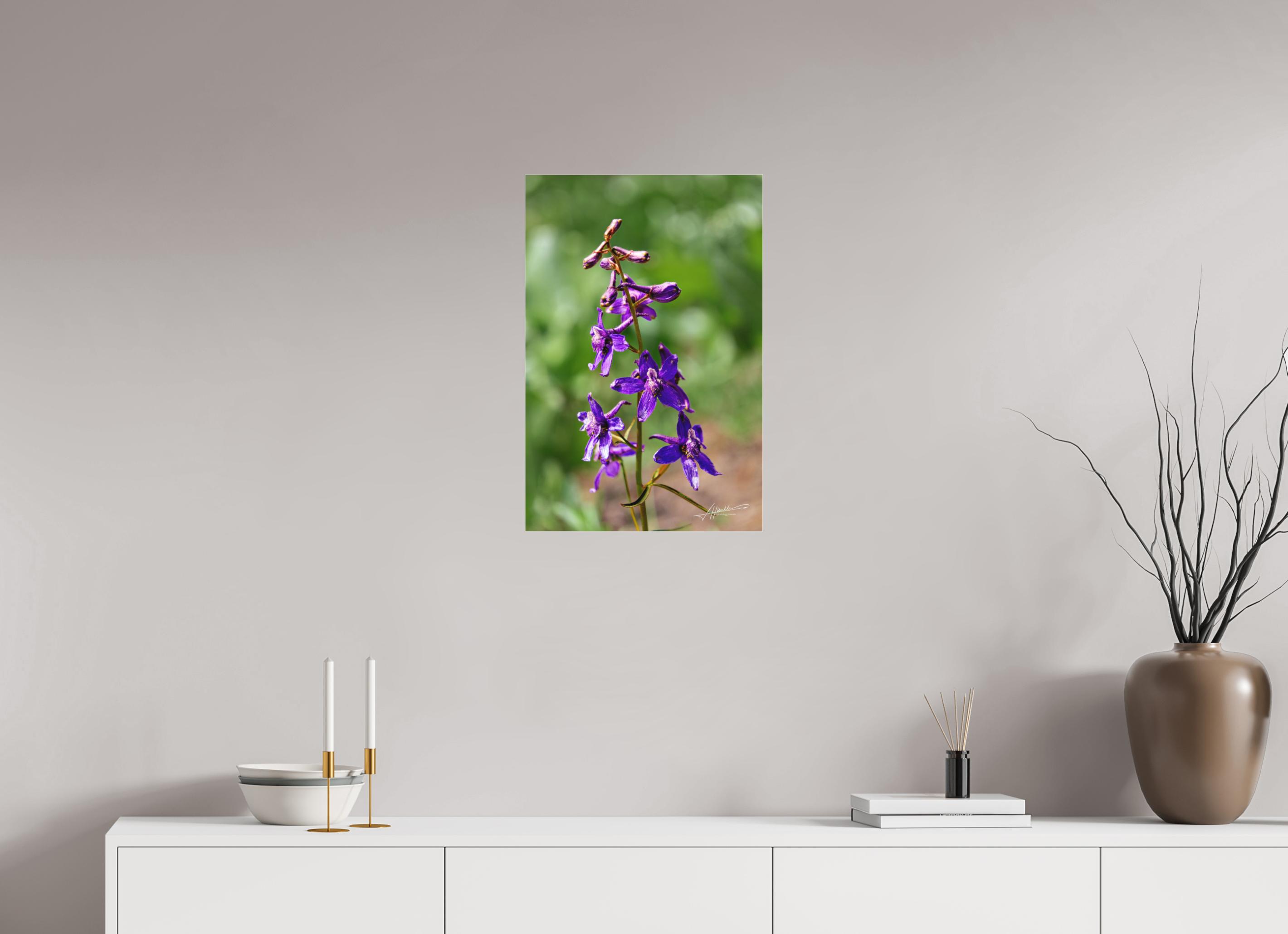 16 x 24″, Fine Pigment Under Acrylic Spring In Bloom