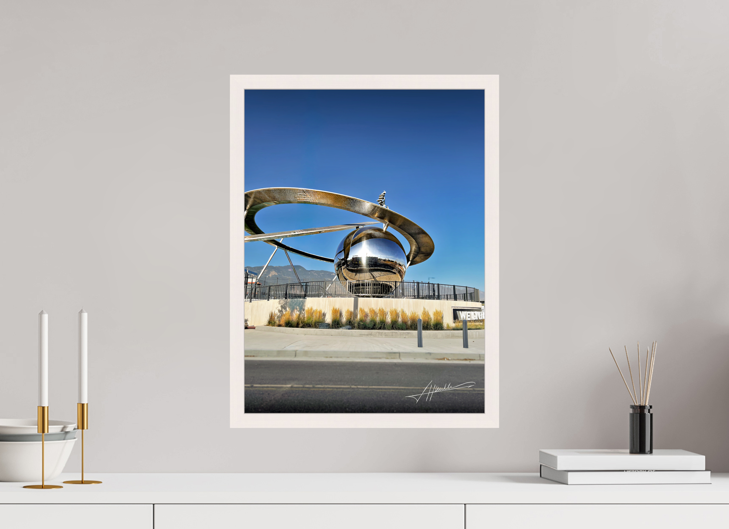 15 x 20″, Gallery Frame Epicenter Sculpture