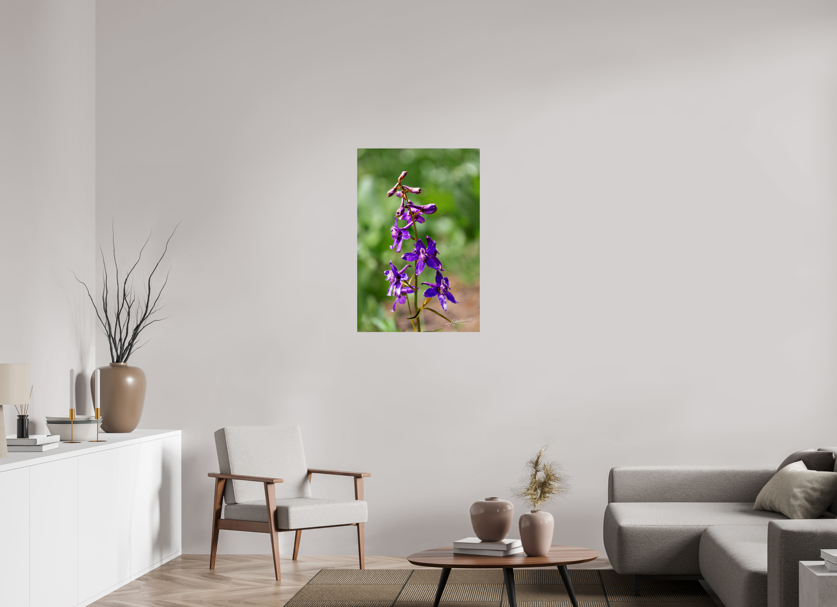 24 x 36″, ChromaLuxe HD Metal Spring In Bloom