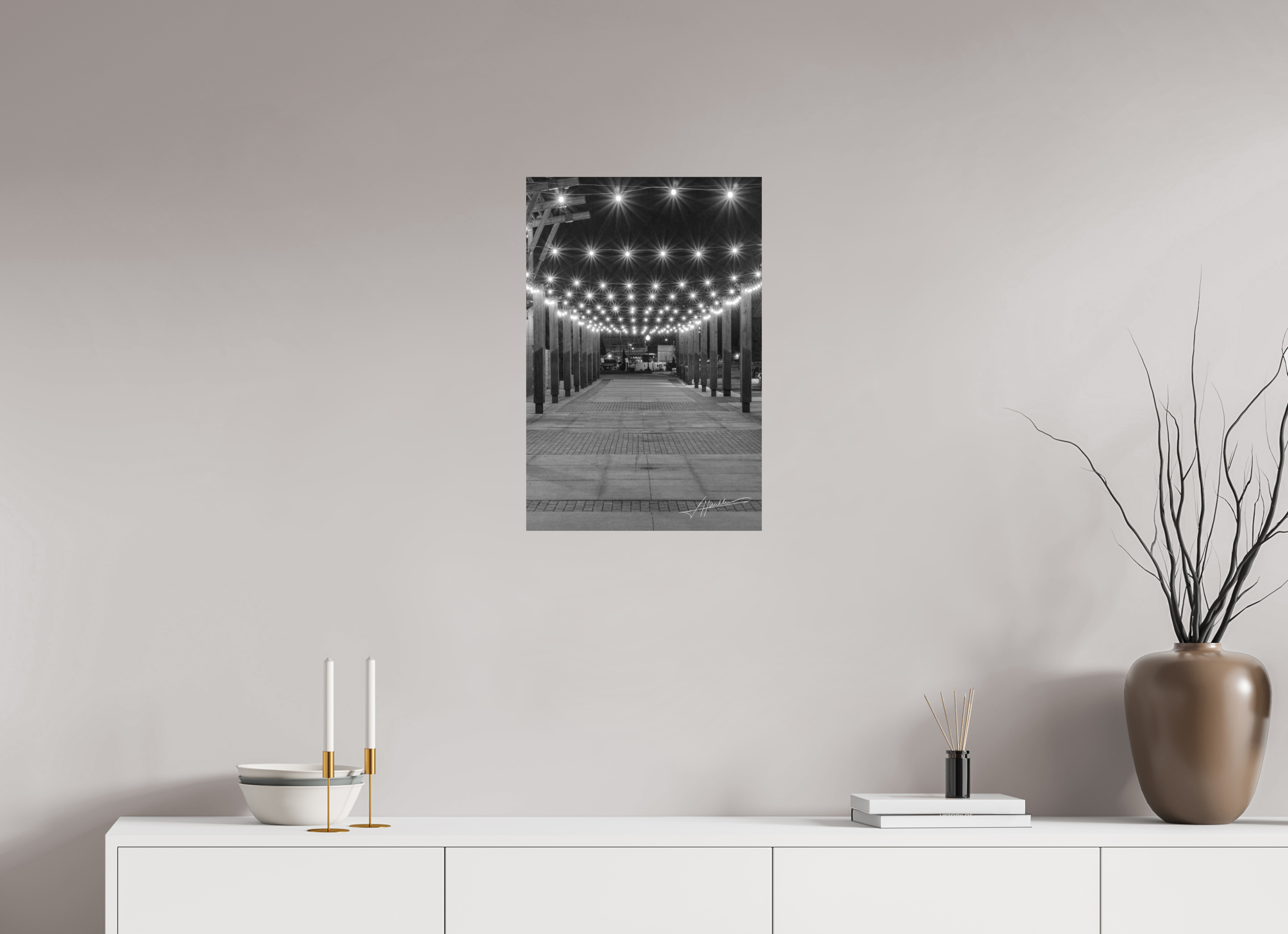 16 x 24″, Photo Print On Ilford Baryta Paper Guiding Lights