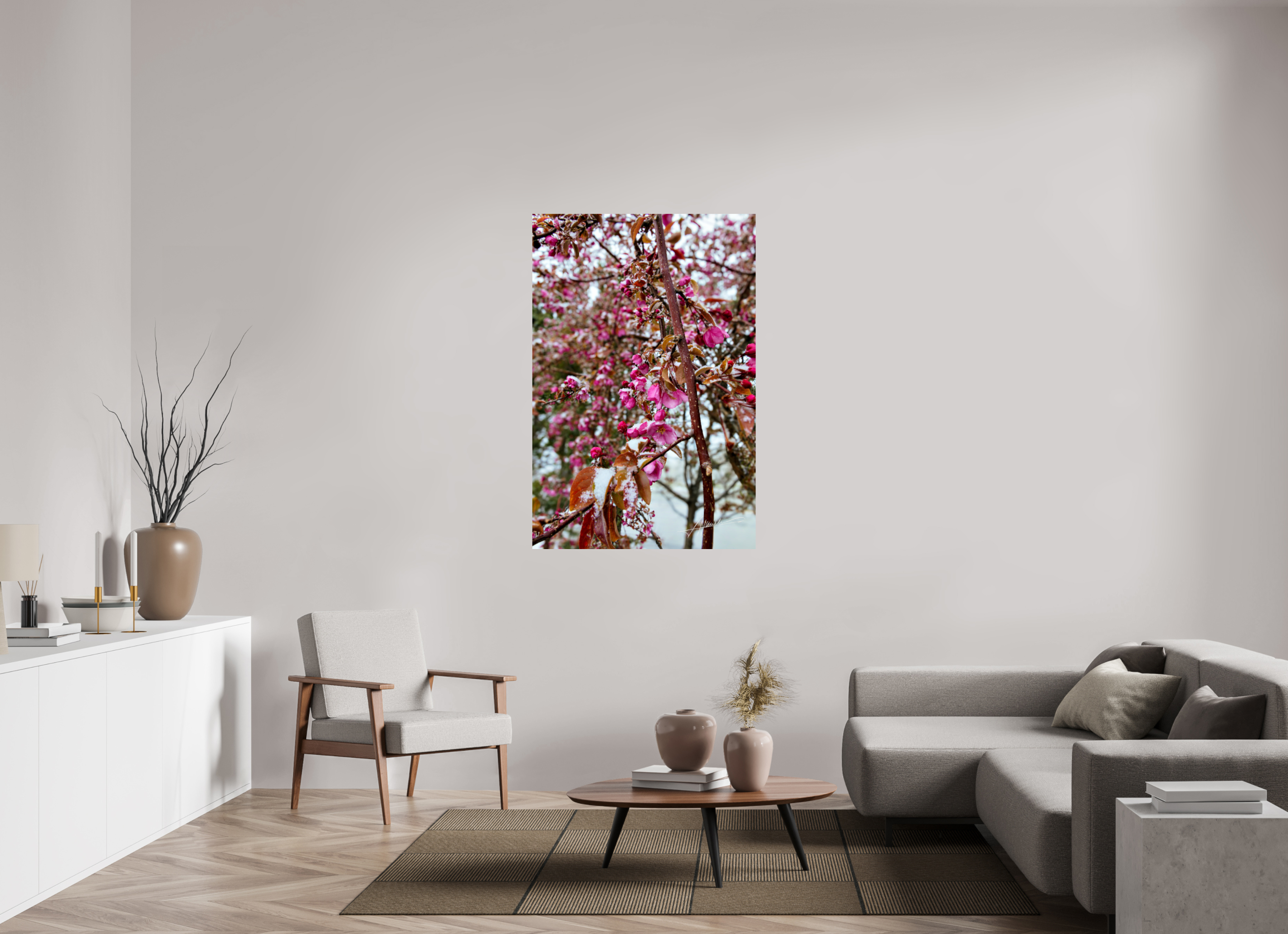 36 x 54″, Photo Print On Fuji Crystal DP II Late Spring Snow