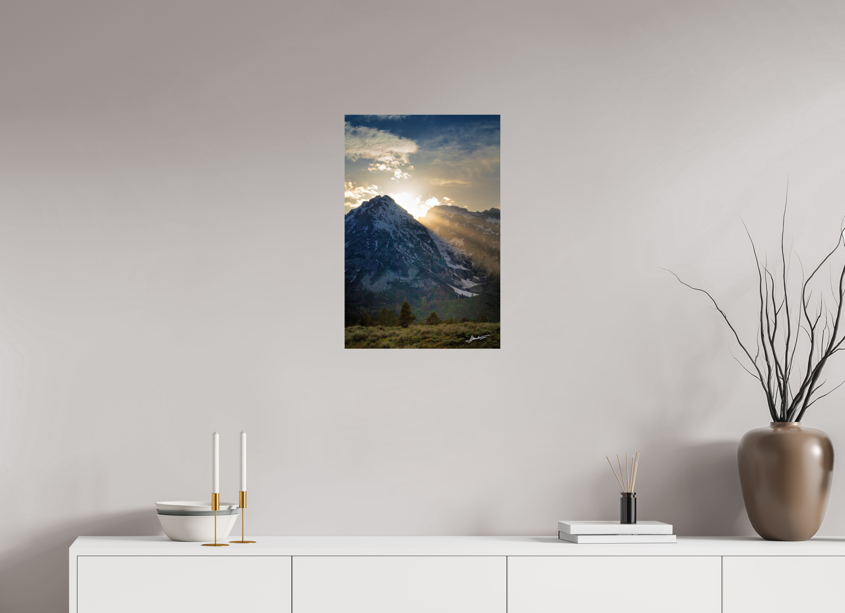 16 x 24″, Fine Art Dibond Light on the Valley