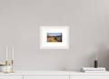 6.5 x 4″, Solid Wood Frame with Passe-partout The Road to Adventure