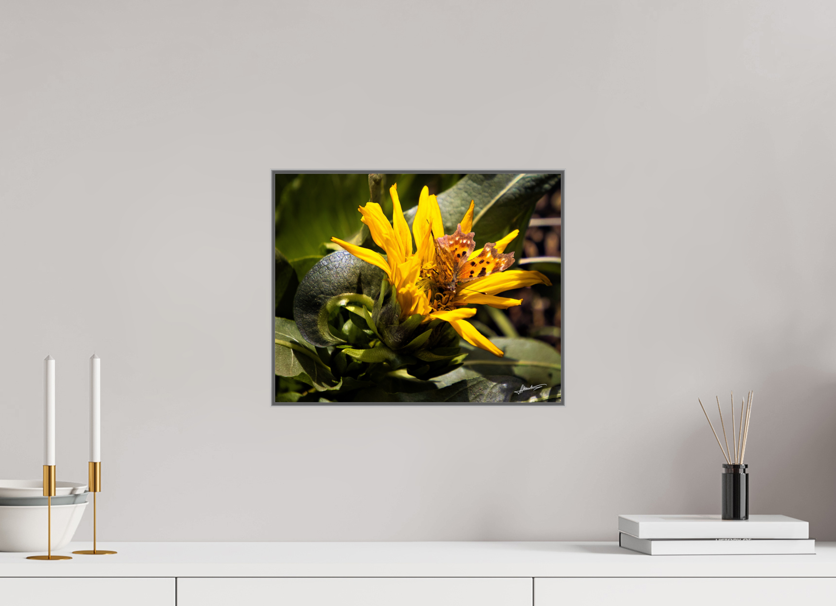 15 x 12″, Aluminum ArtBox Busy Butterfly