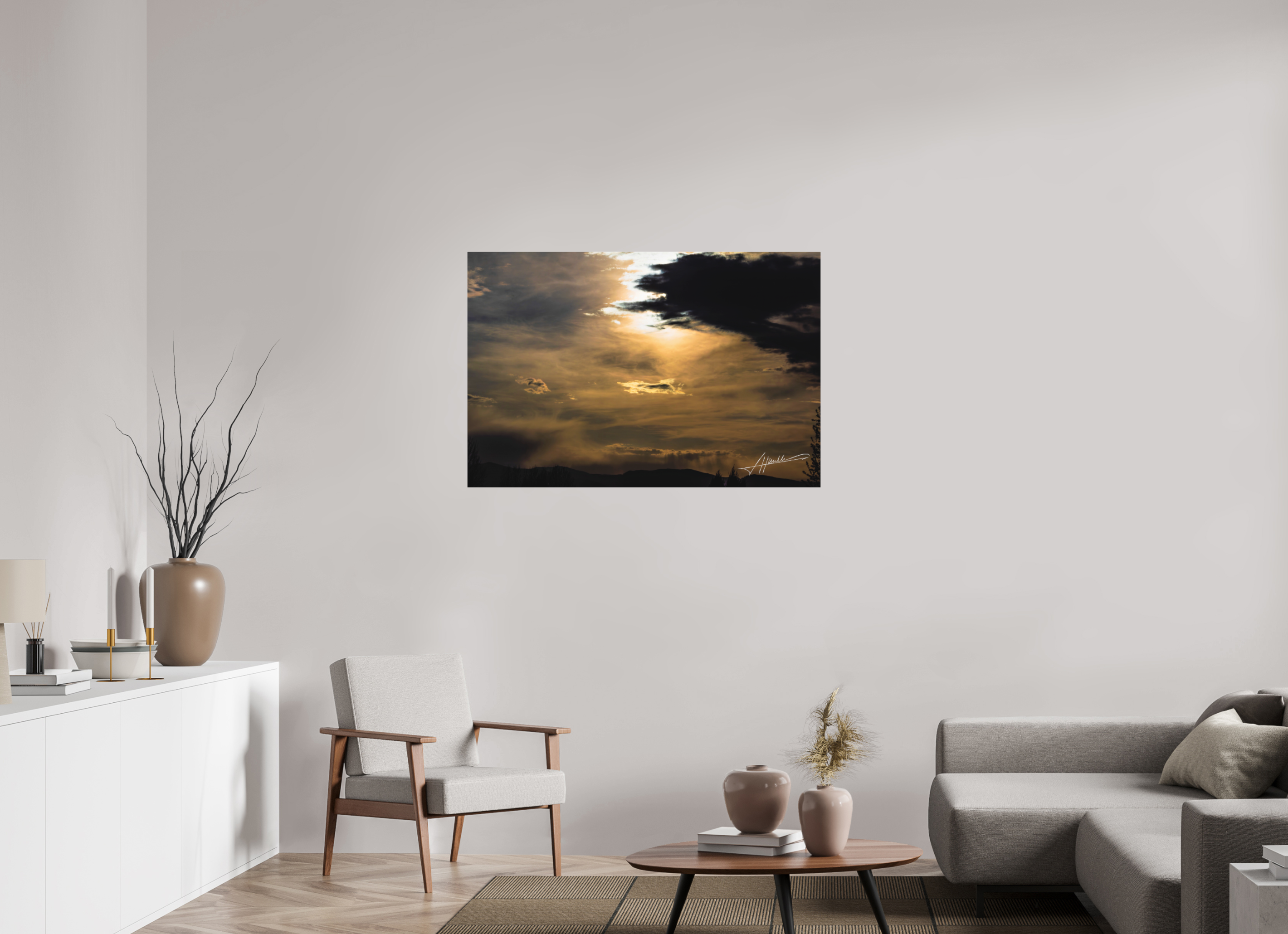 45 x 30″, Fine Pigment Under Acrylic Silver Lining