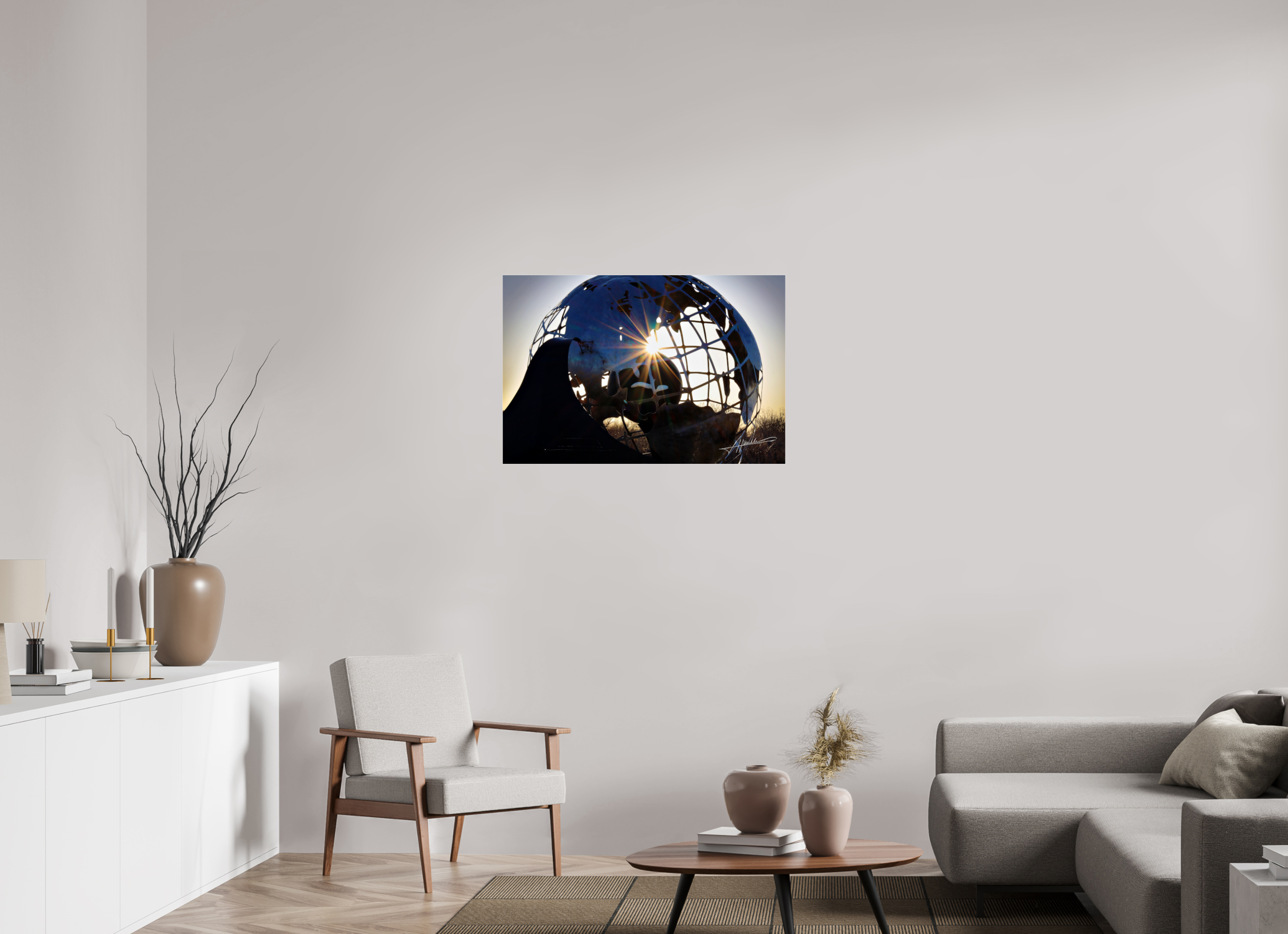 36 x 24″, Photo Print Under Acrylic Glass Oilfield Sculpture