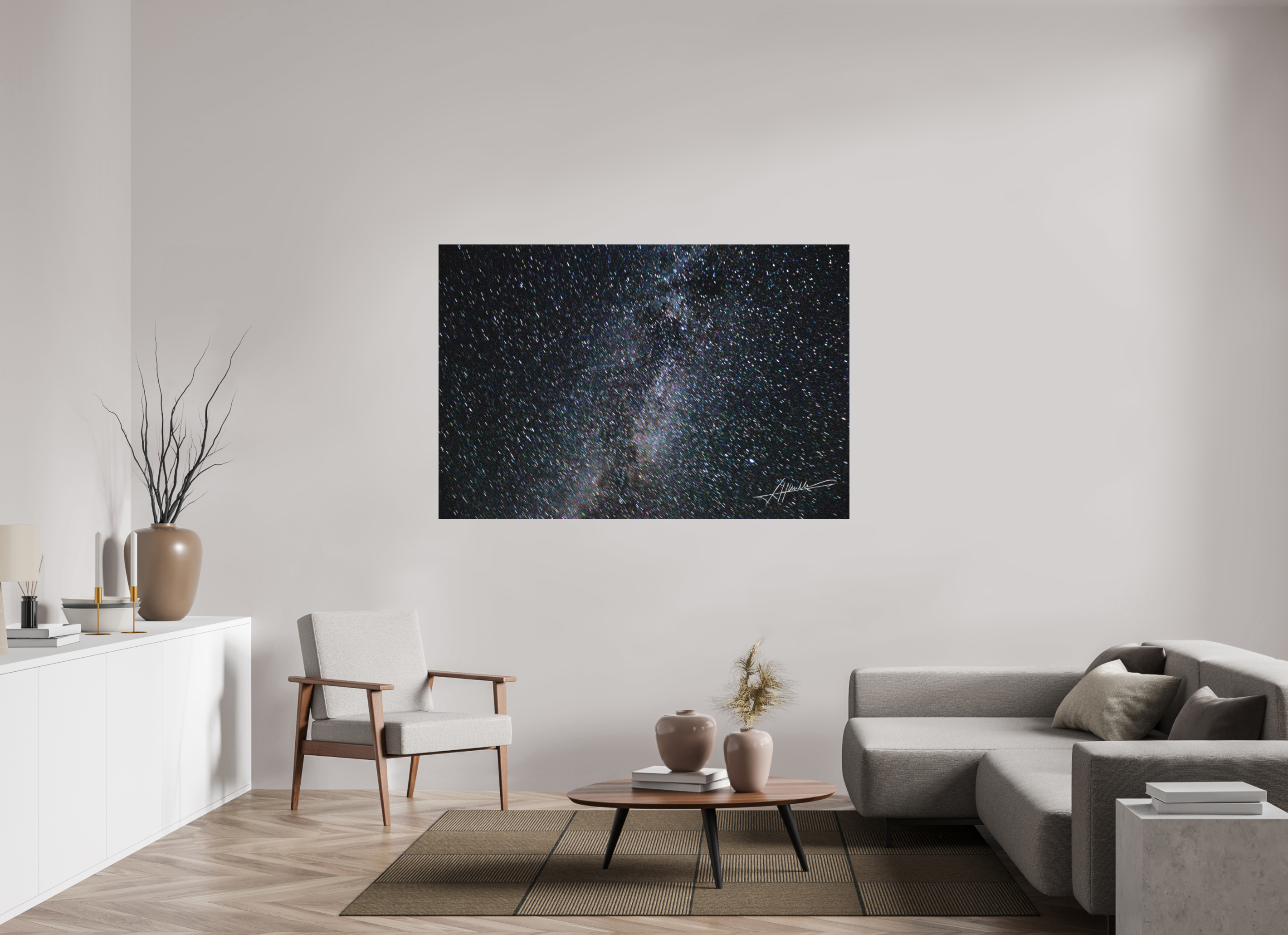 66 x 44″, Metal Dibond Milky Way Galaxy