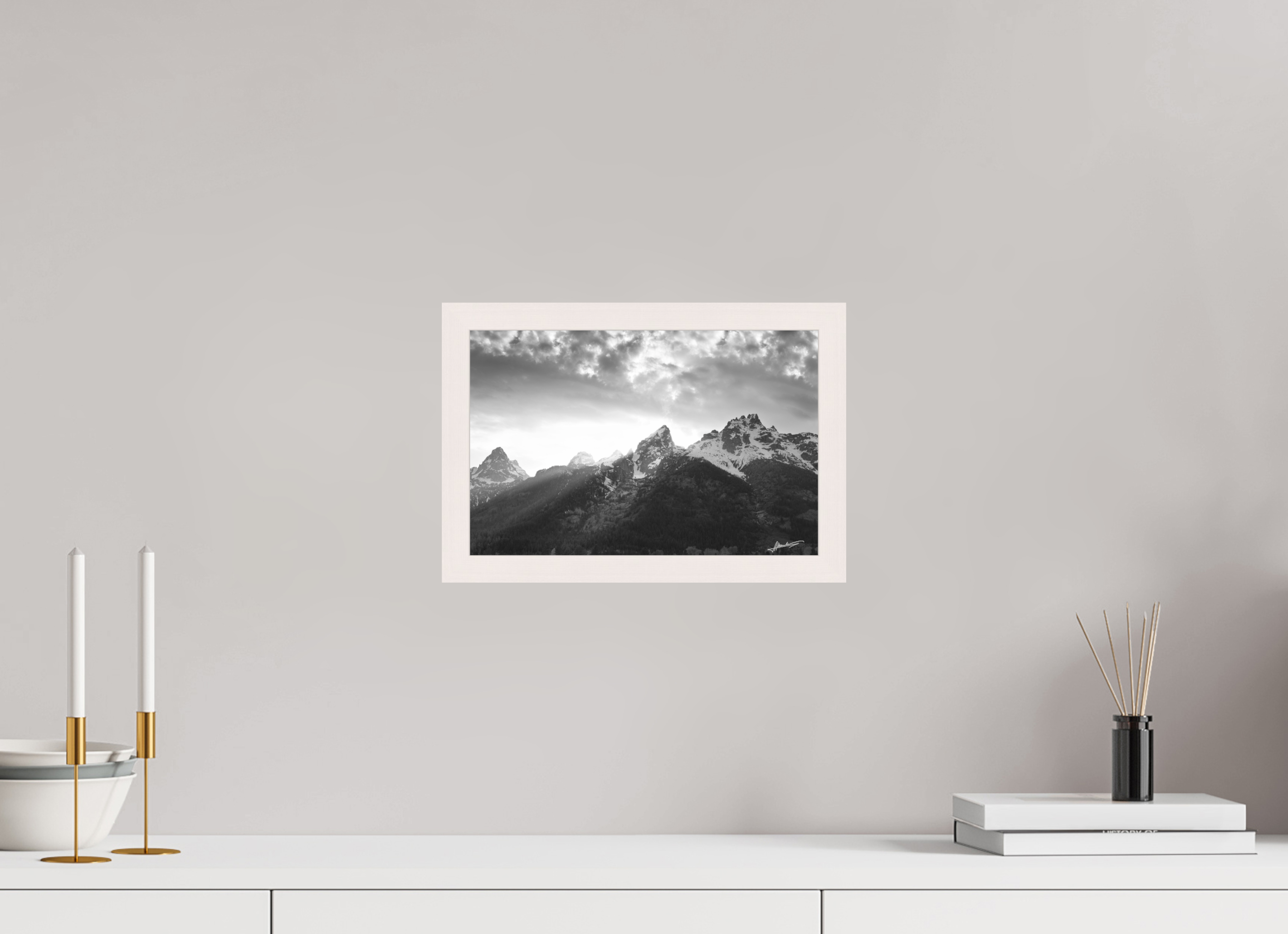 12 x 8″, Shadow Box Frame Nostalgic Tetons