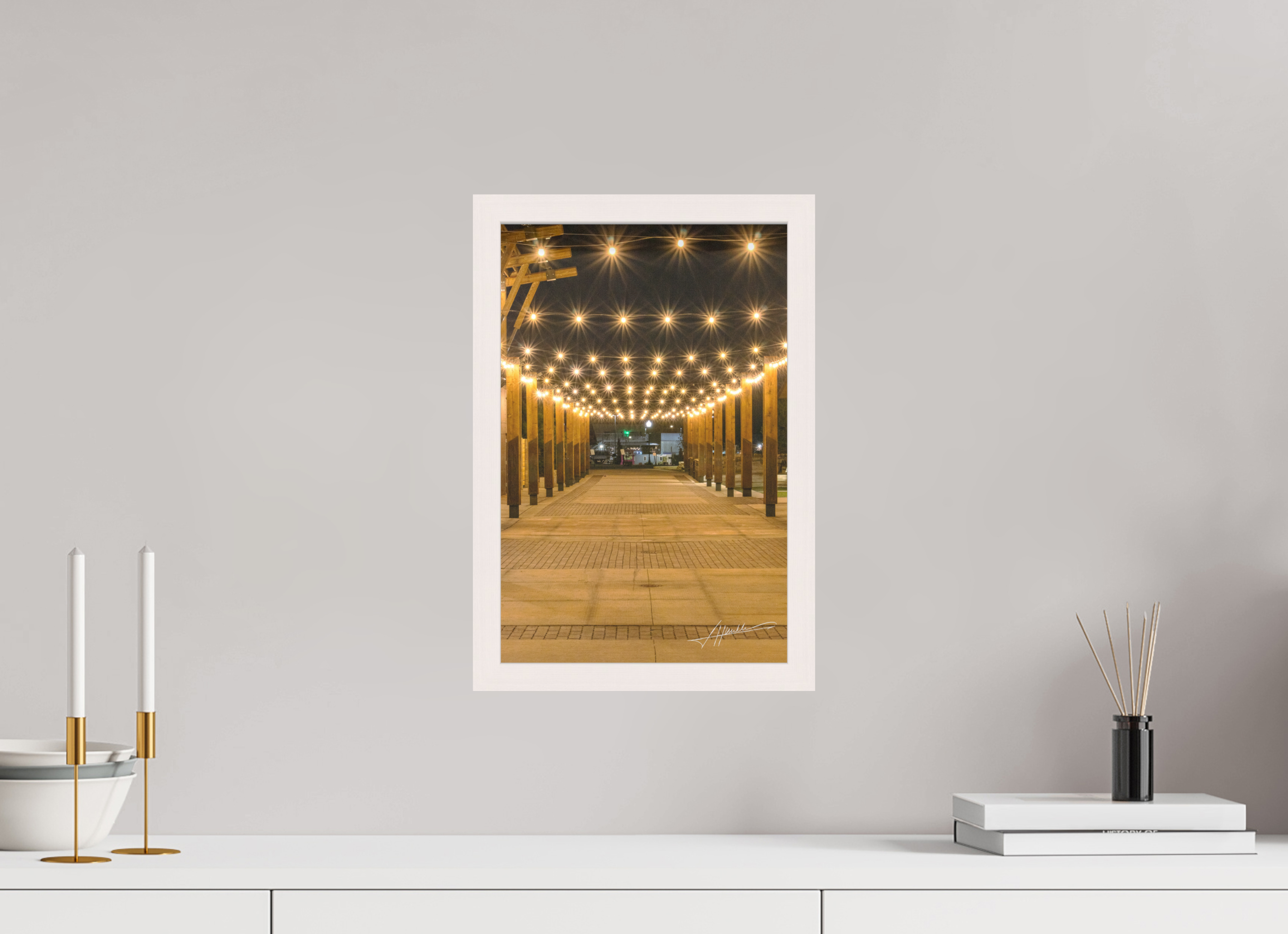 10 x 15″, Shadow Box Frame Guiding Lights