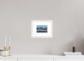 6 x 4″, Solid Wood Frame with Passe-partout Sunset After a Snow Storm