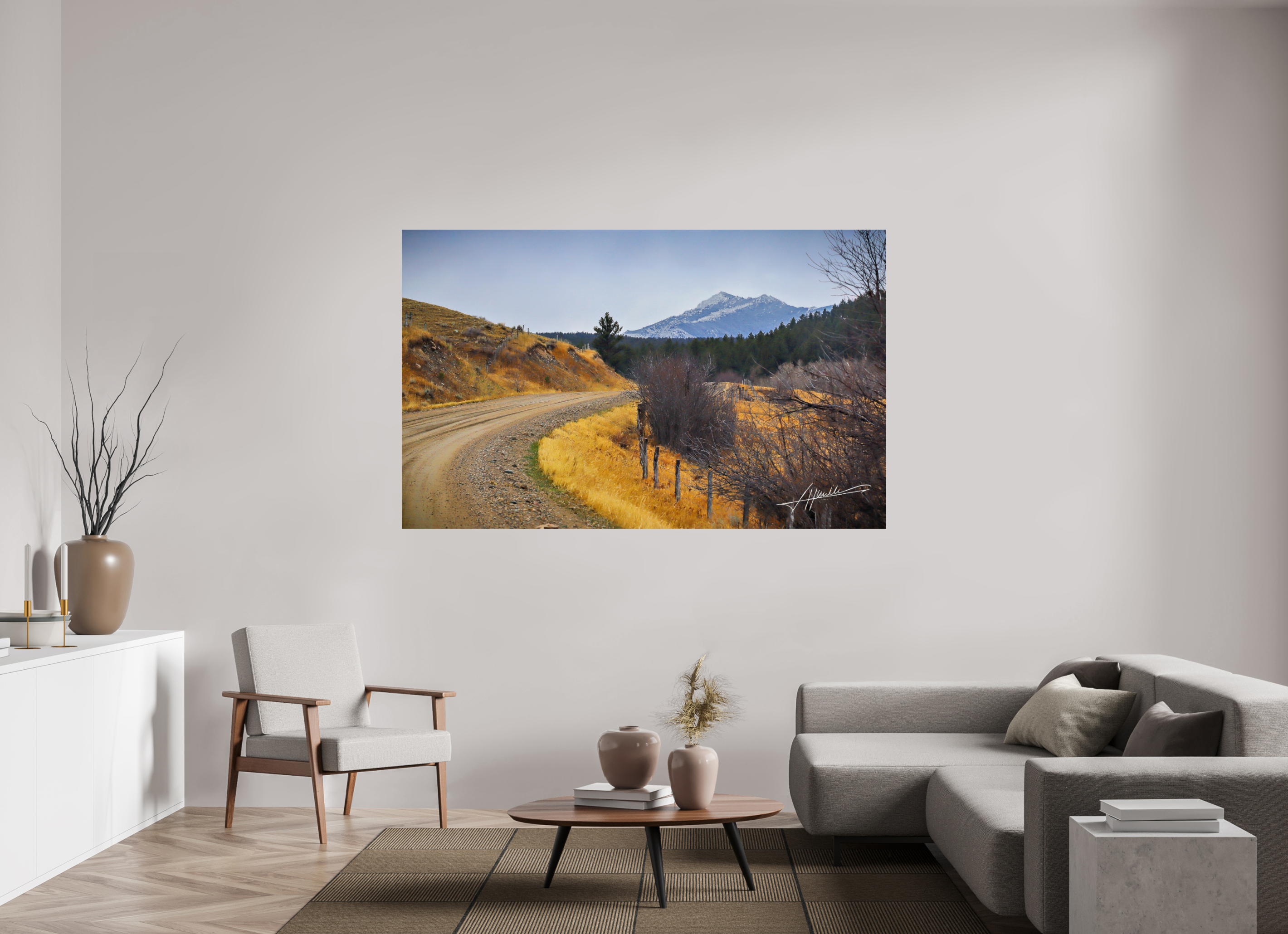 76.1 x 47″, Photo Print On Fuji Crystal DP II The Road to Adventure