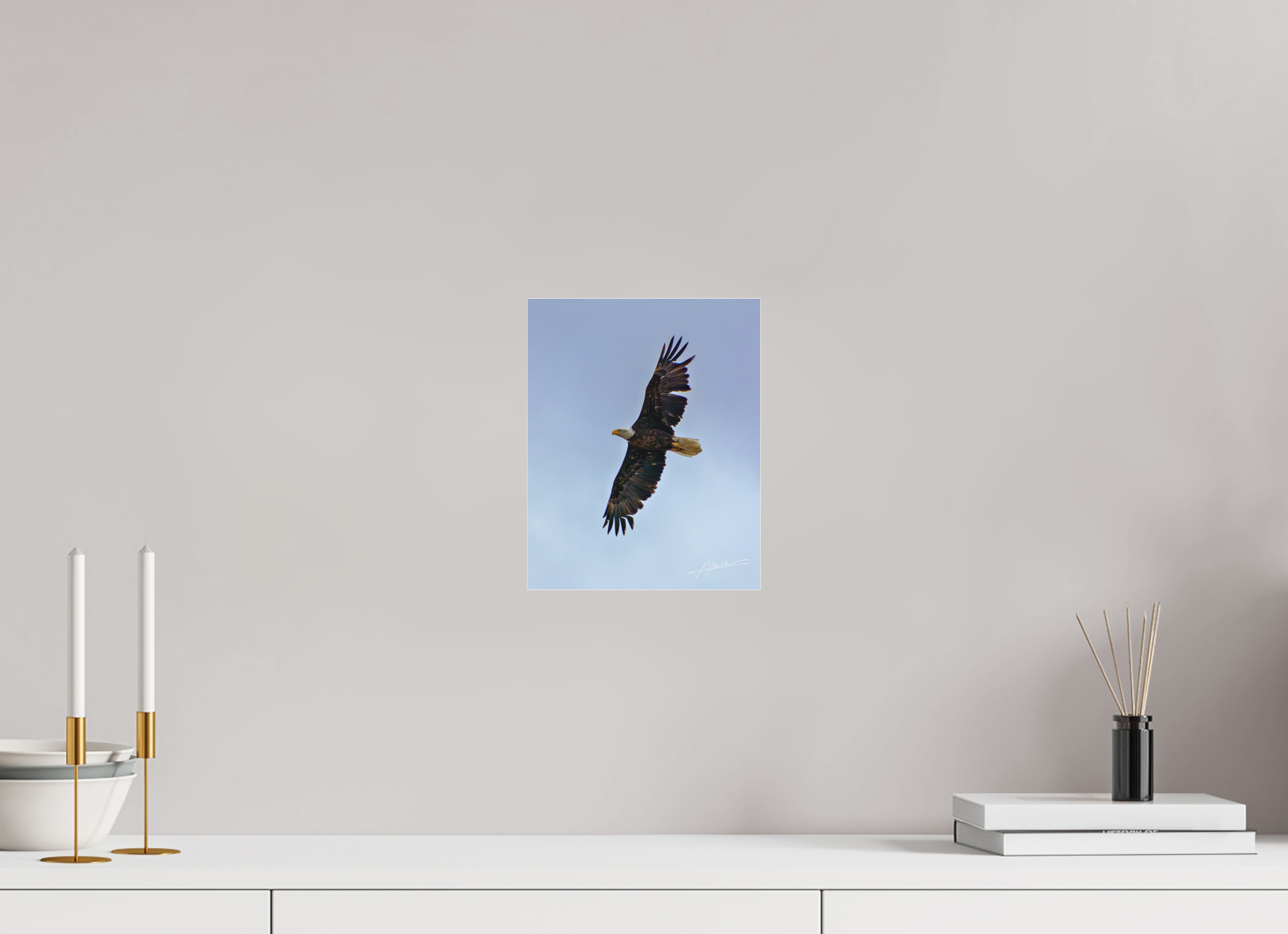 8 x 10″, Fine Pigment Under Acrylic Wings Spread