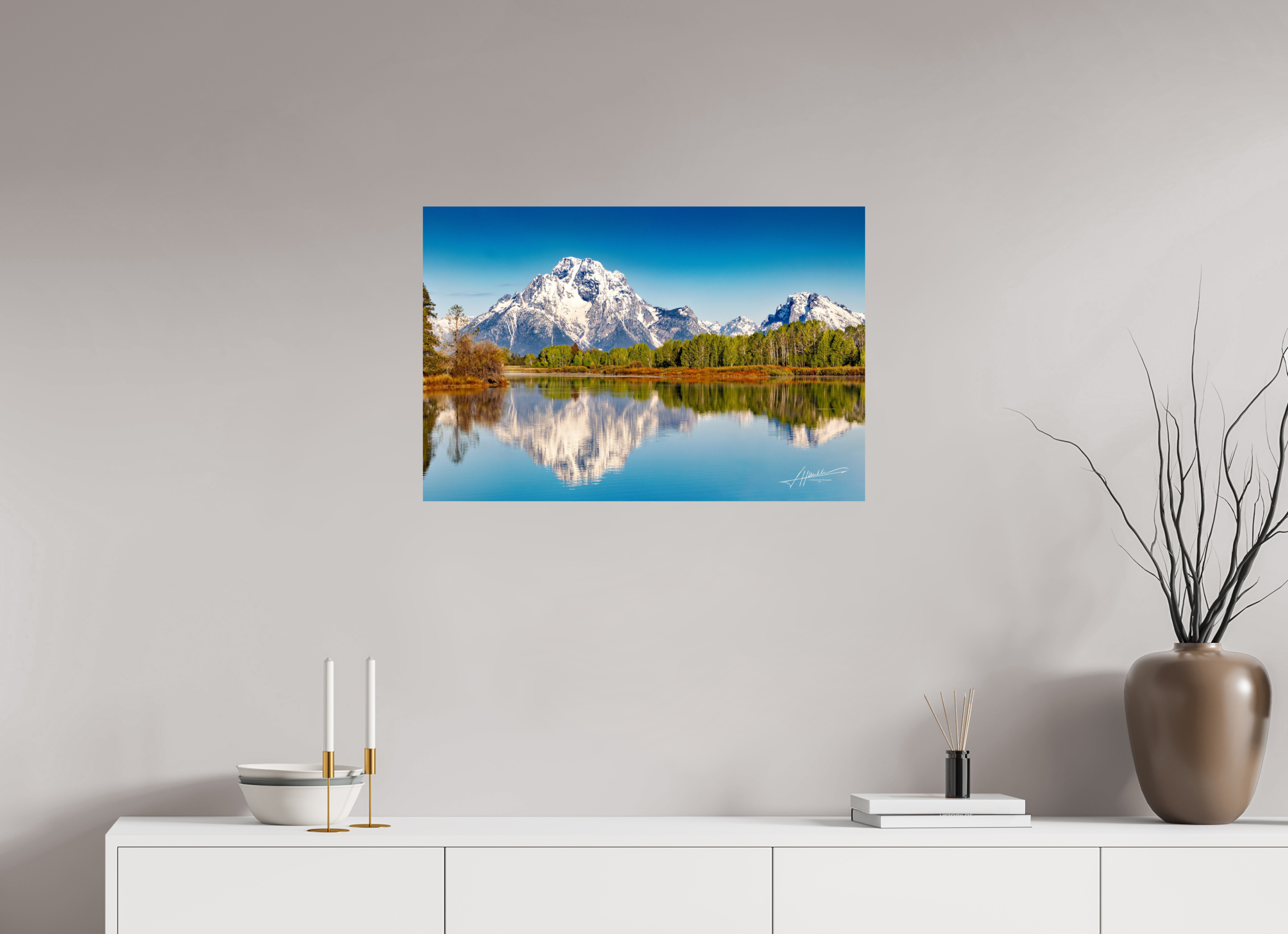 30 x 20″, Photo Print On Fujiflex High Gloss Serene Reflection