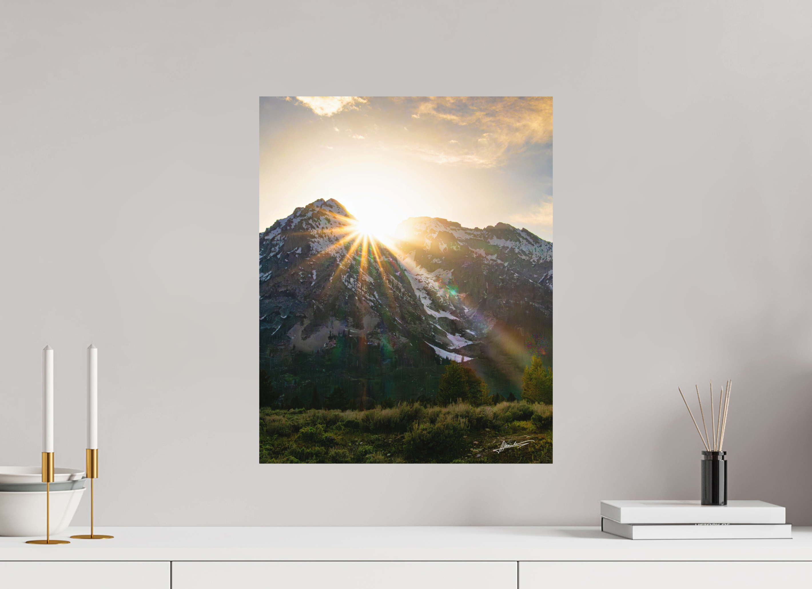16 x 20″, Metal Dibond The Last Ray