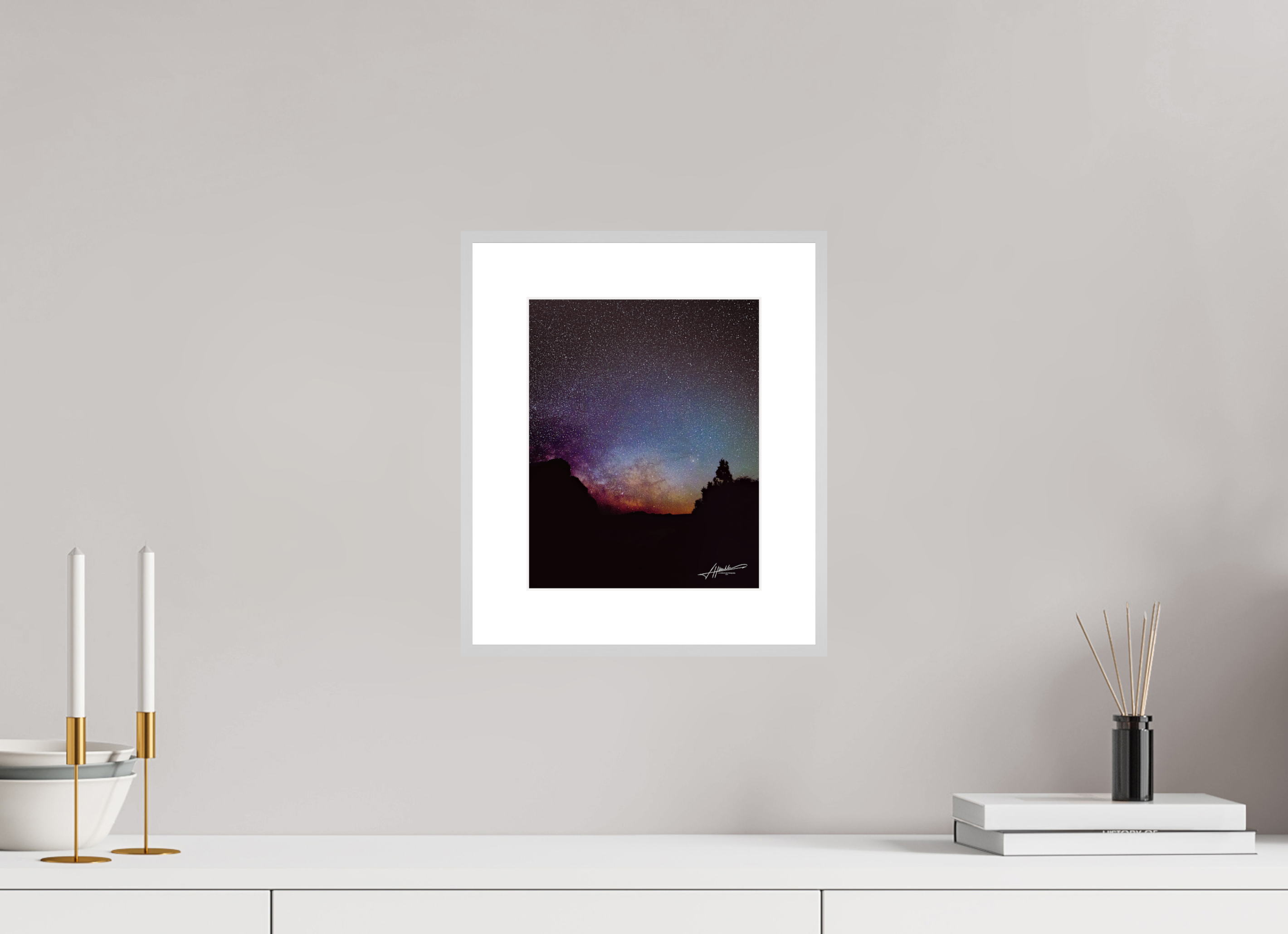 8 x 10″, Changeable Magnetic Frame Eye of the Milky Way