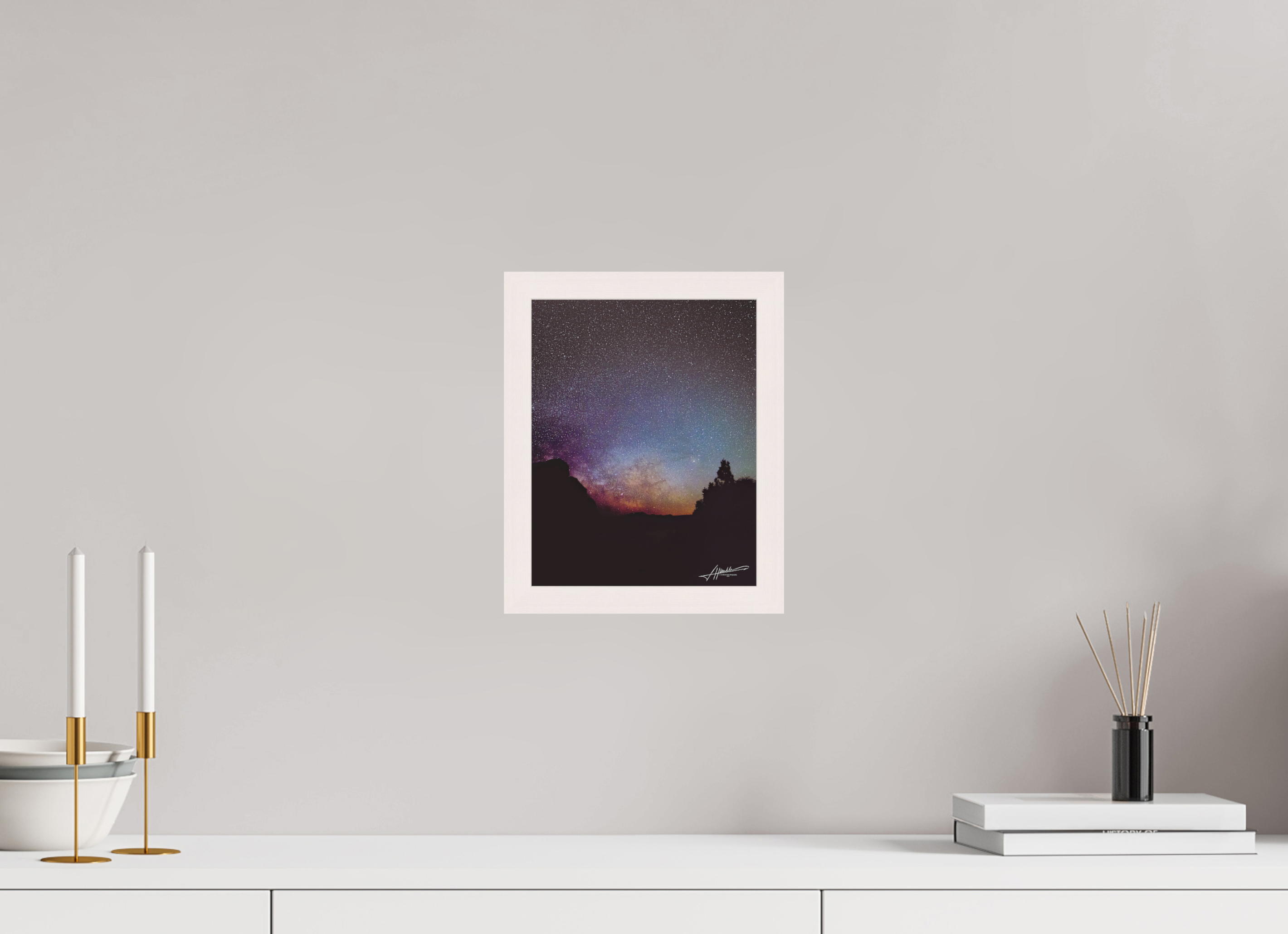 8 x 10″, Shadow Box Frame Eye of the Milky Way