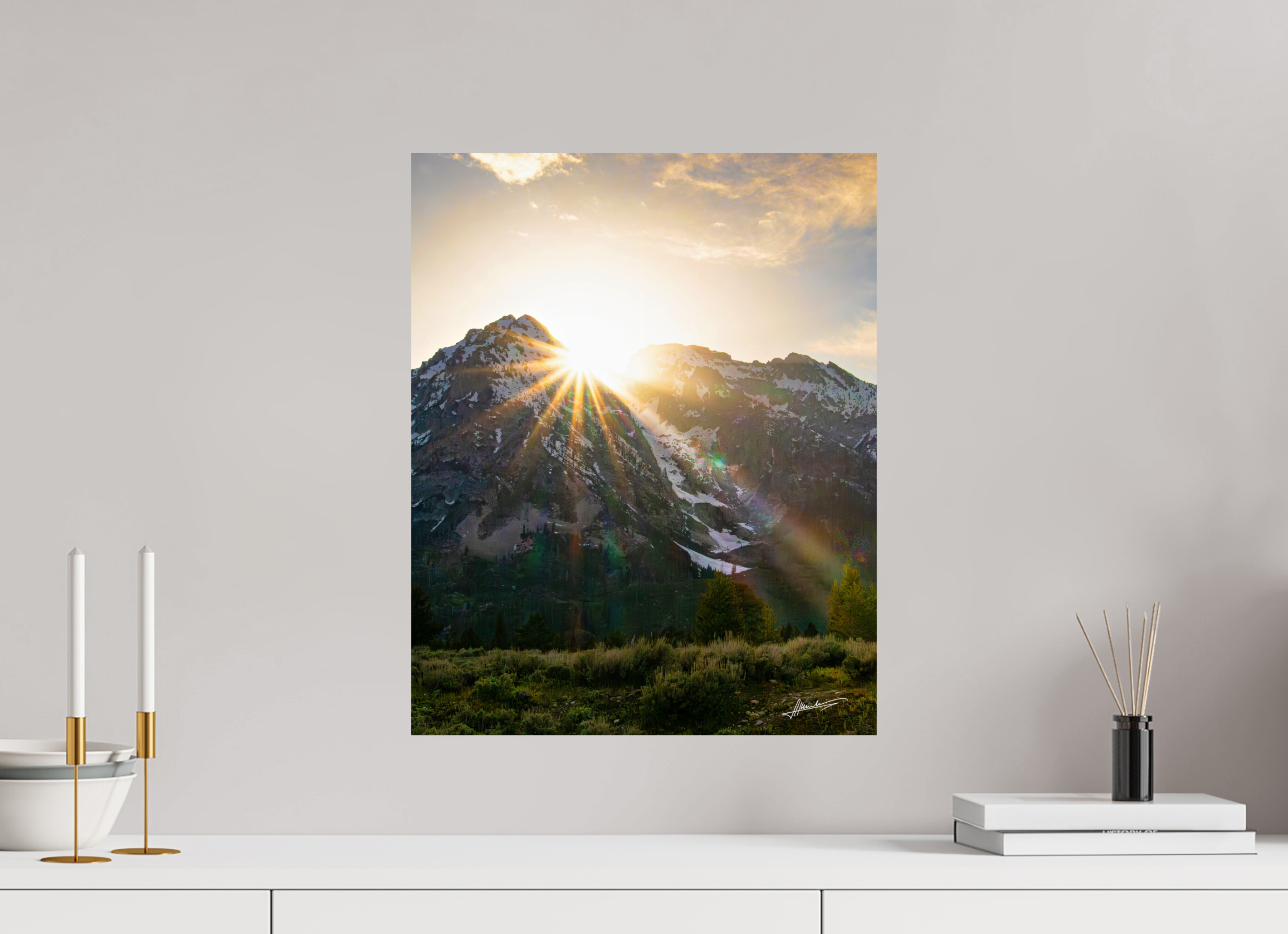 16 x 20″, Fine Art Dibond The Last Ray