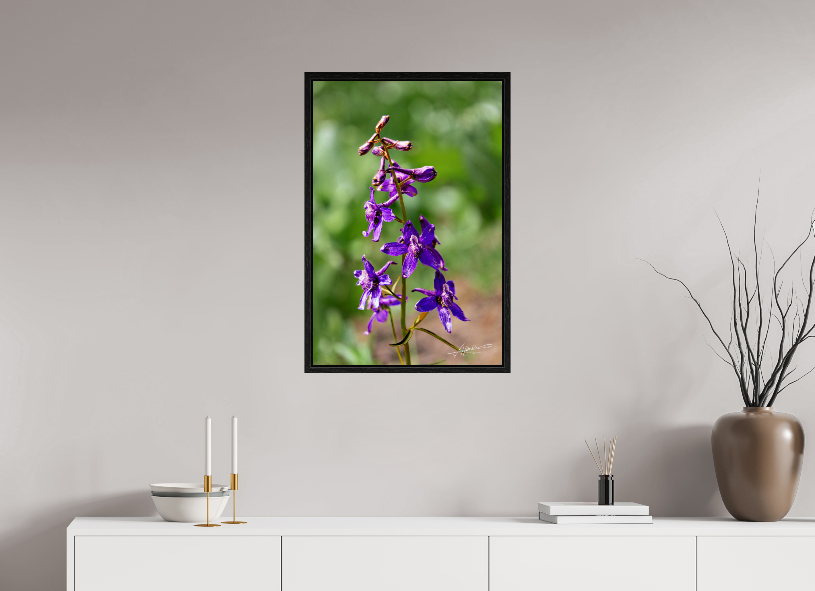 20 x 30″, Floater Frame Spring In Bloom