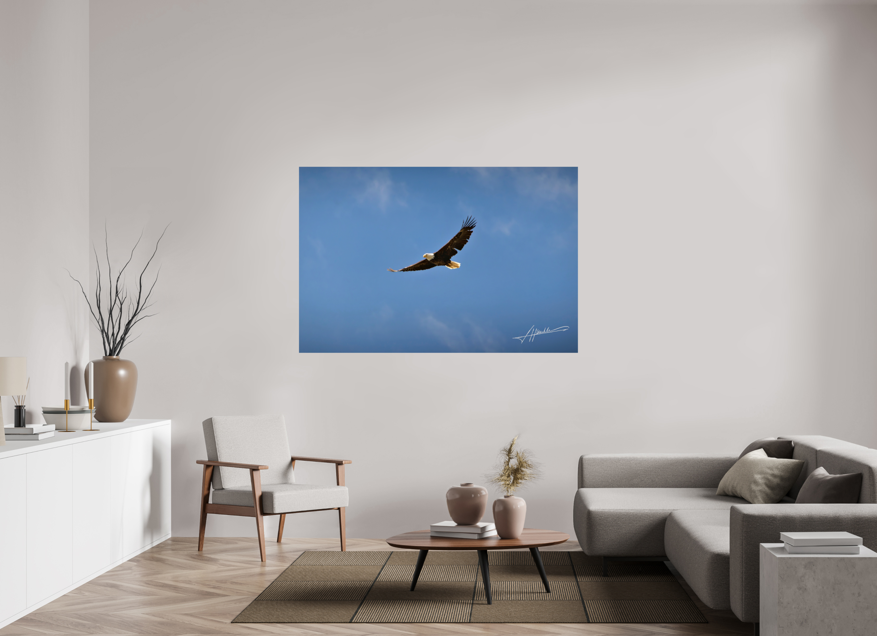 66 x 44″, Photo Print On Fujiflex High Gloss Soaring Free
