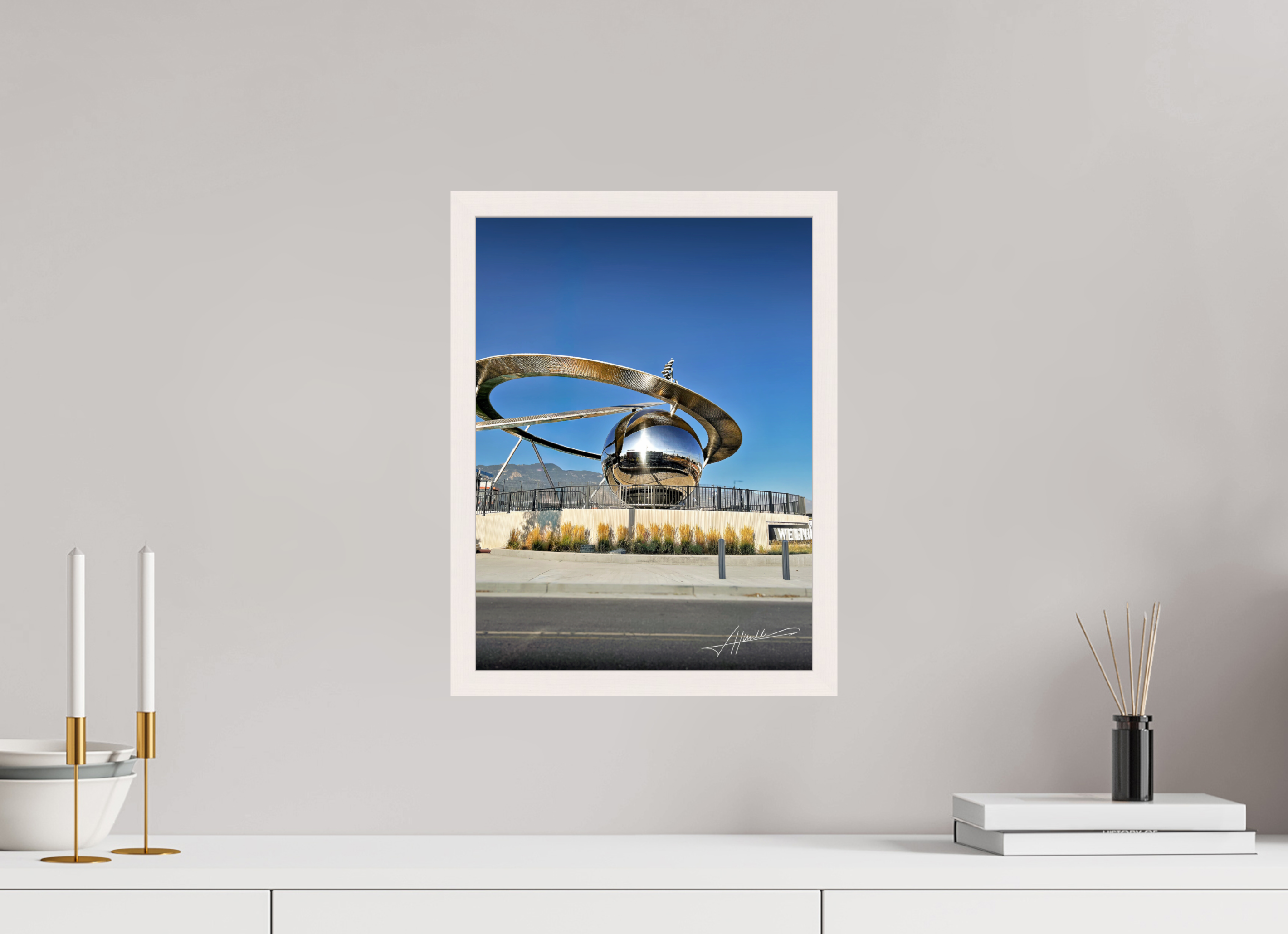 12 x 16″, Gallery Frame Epicenter Sculpture
