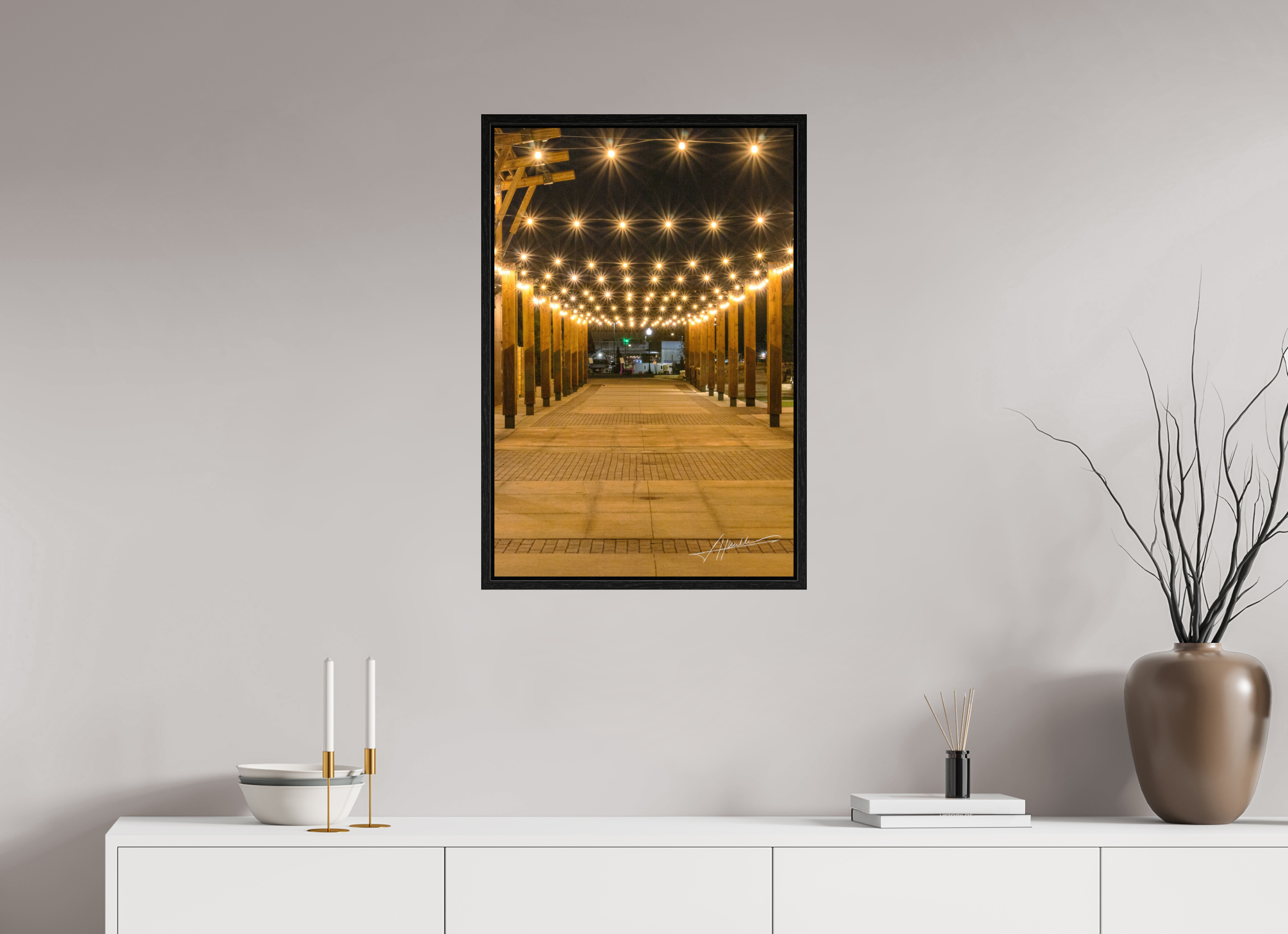 20 x 30″, Floater Frame Guiding Lights