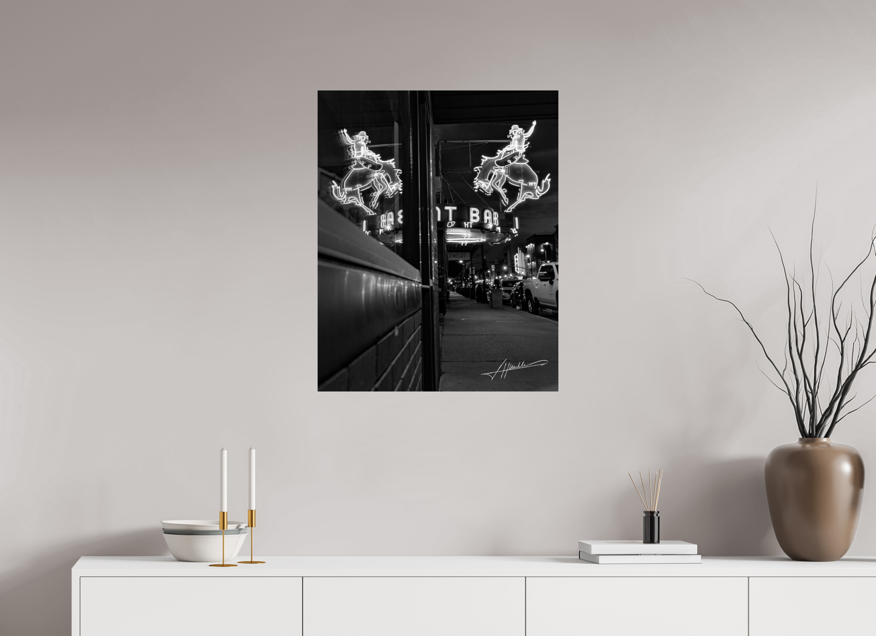 24 x 30″, Photo Print On Ilford Baryta Paper Mint Bar Sherridan